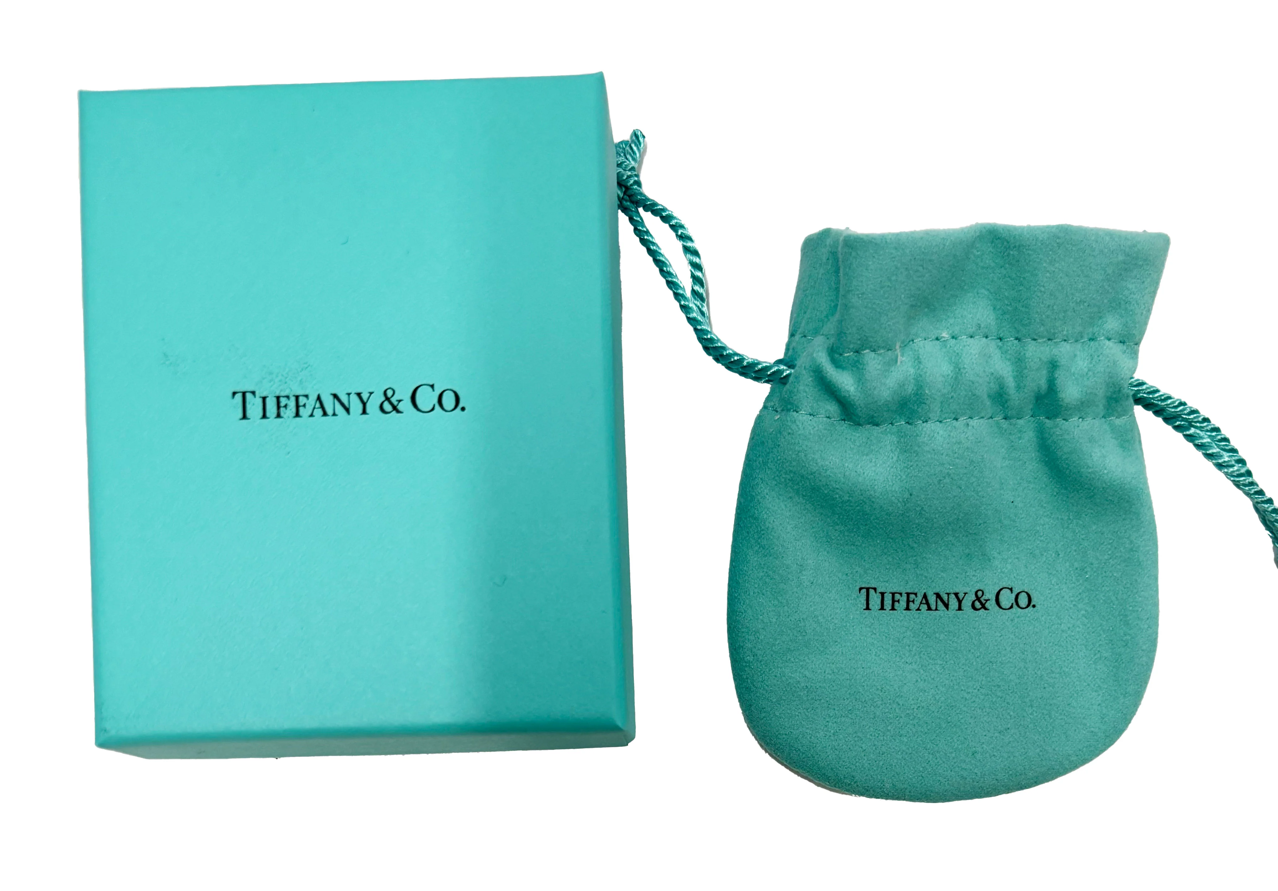 Return To Tiffany Double Circle Pendant with Blue Enamel - Image 4