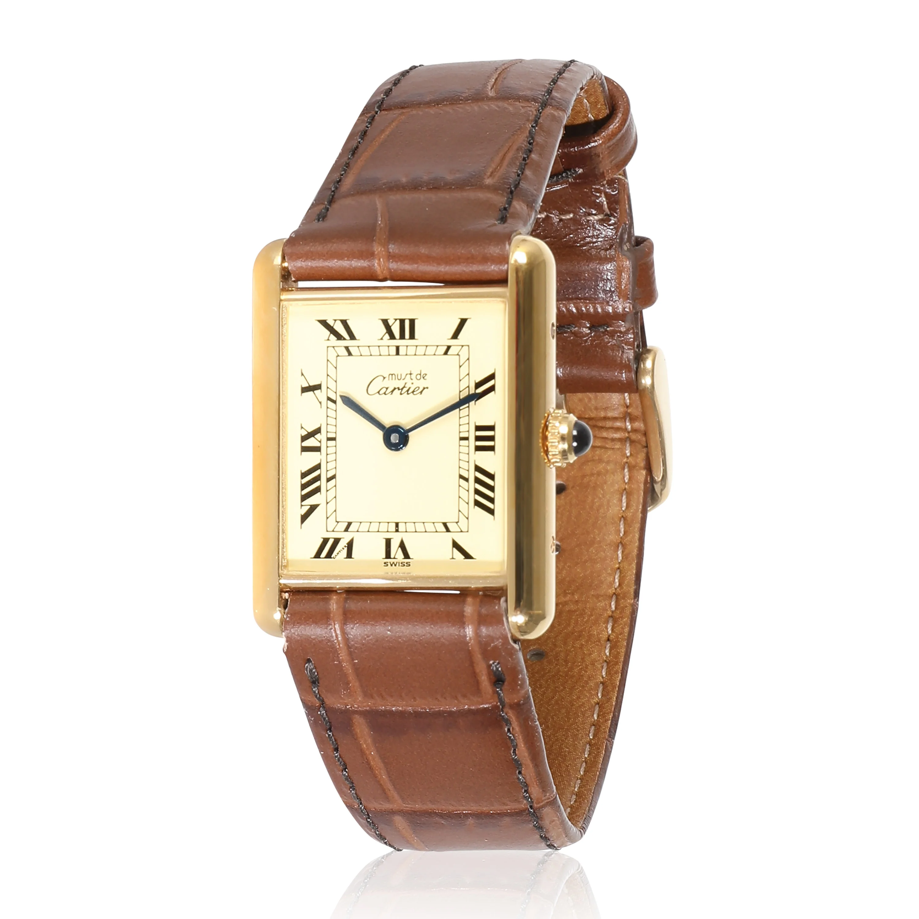 le Must de Cartier Tank 1615 Unisex Watch in Vermeil