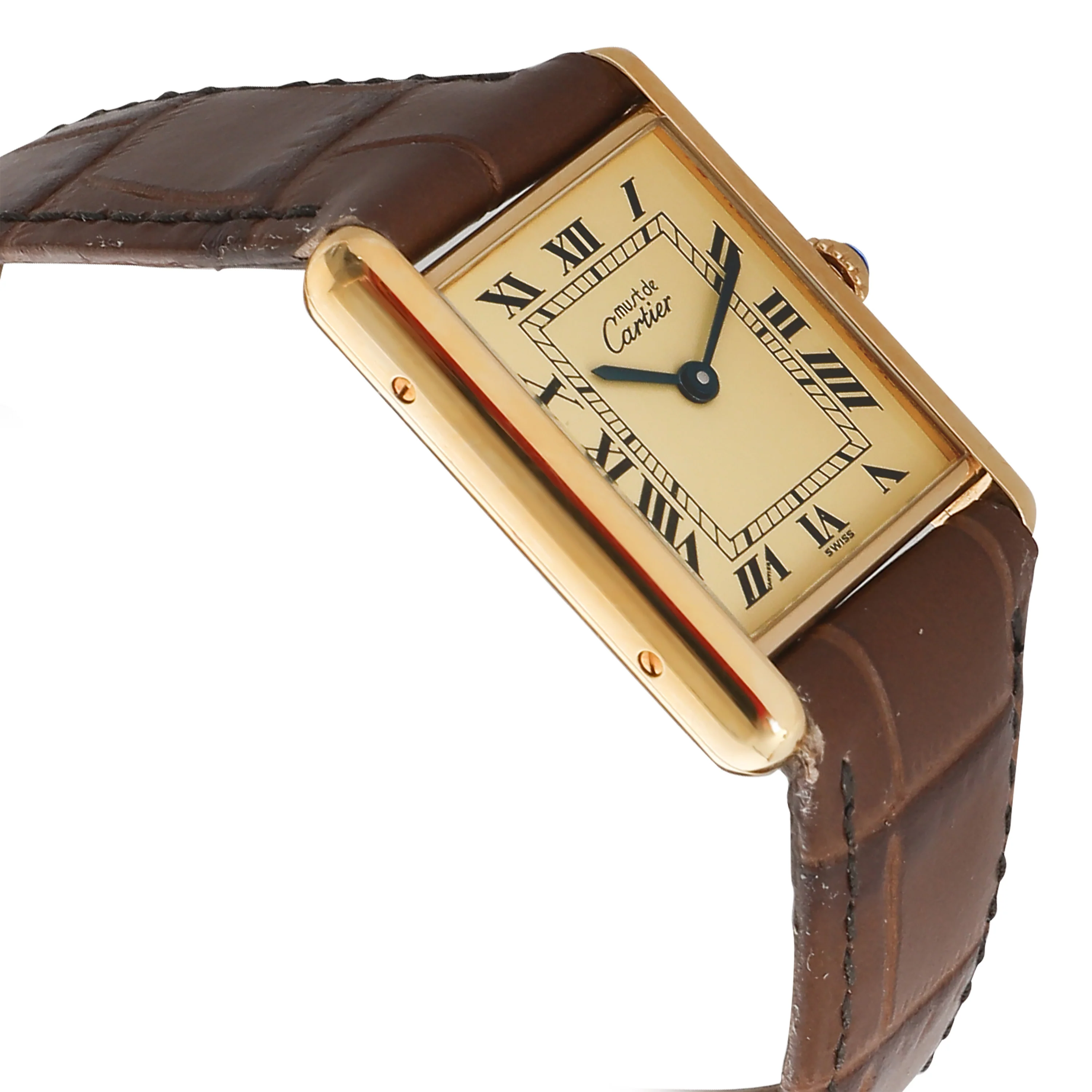 le Must de Cartier Tank 1615 Unisex Watch in Vermeil - Image 2