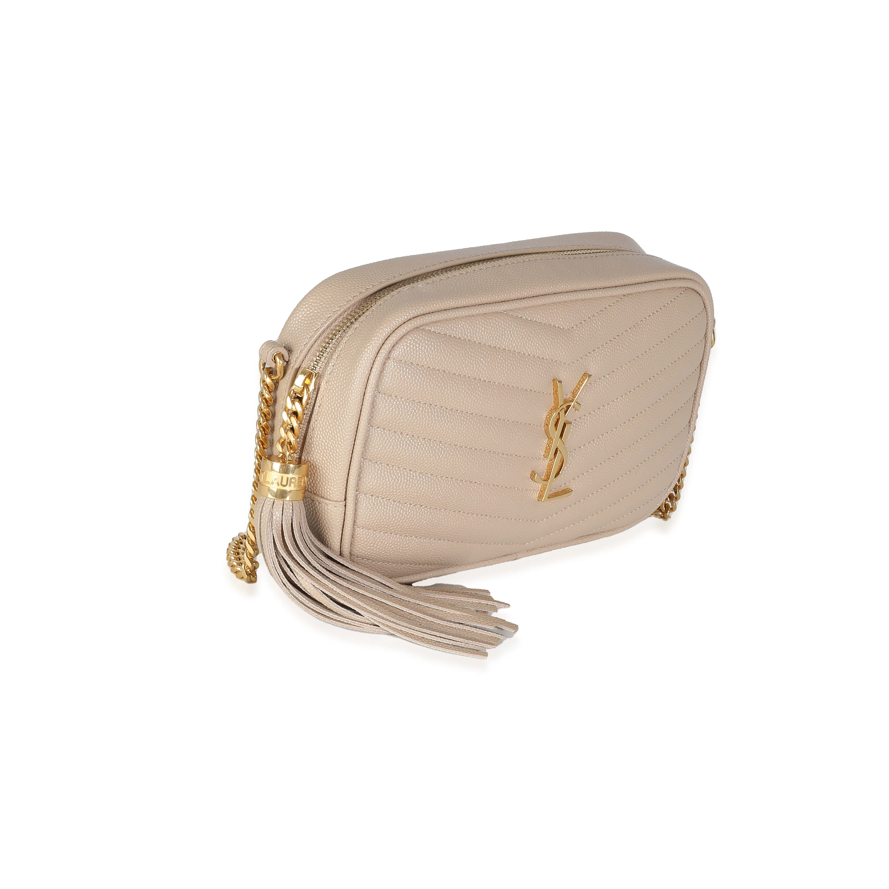 Beige Grain De Poudre Mini Lou Camera Bag - Image 3