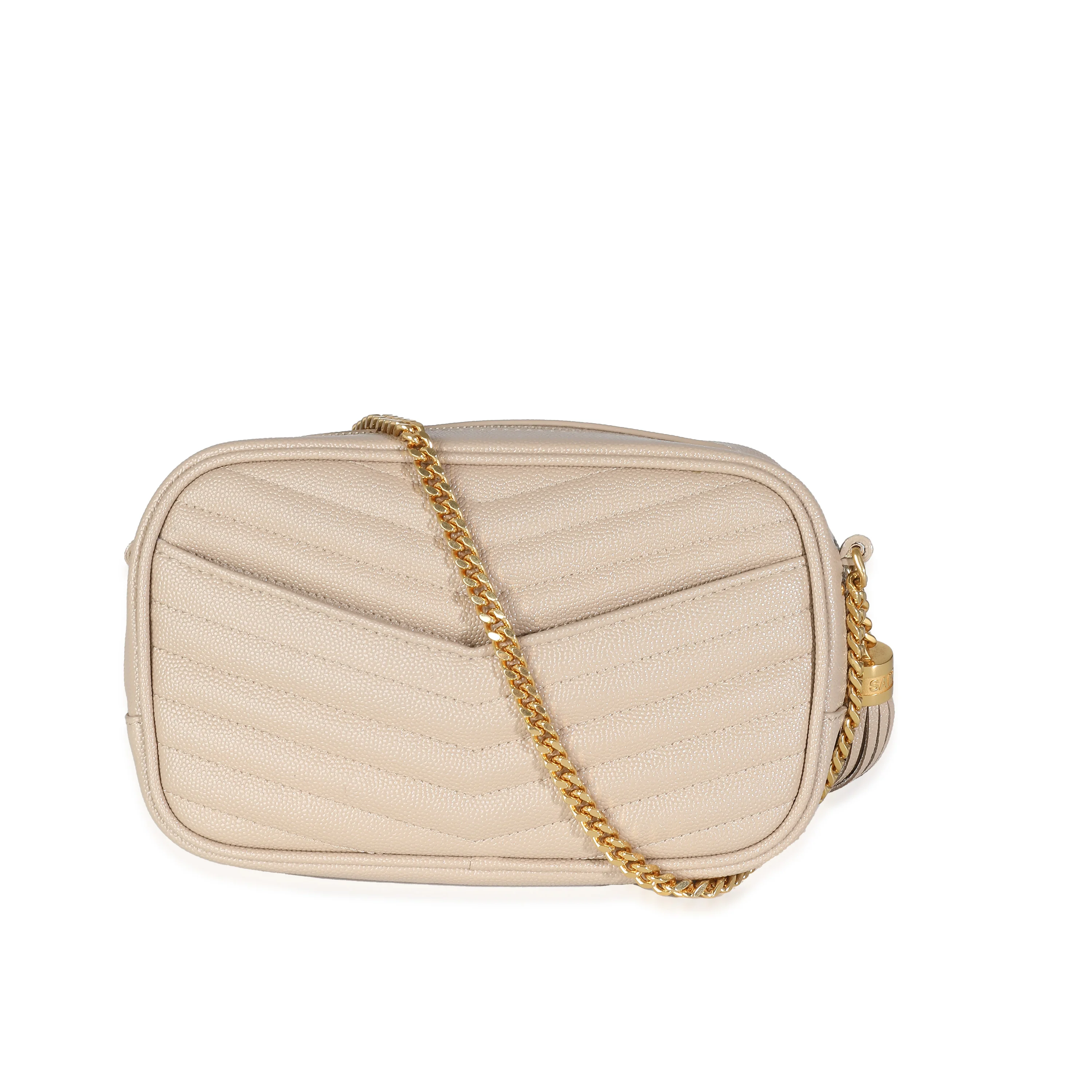 Beige Grain De Poudre Mini Lou Camera Bag - Image 4