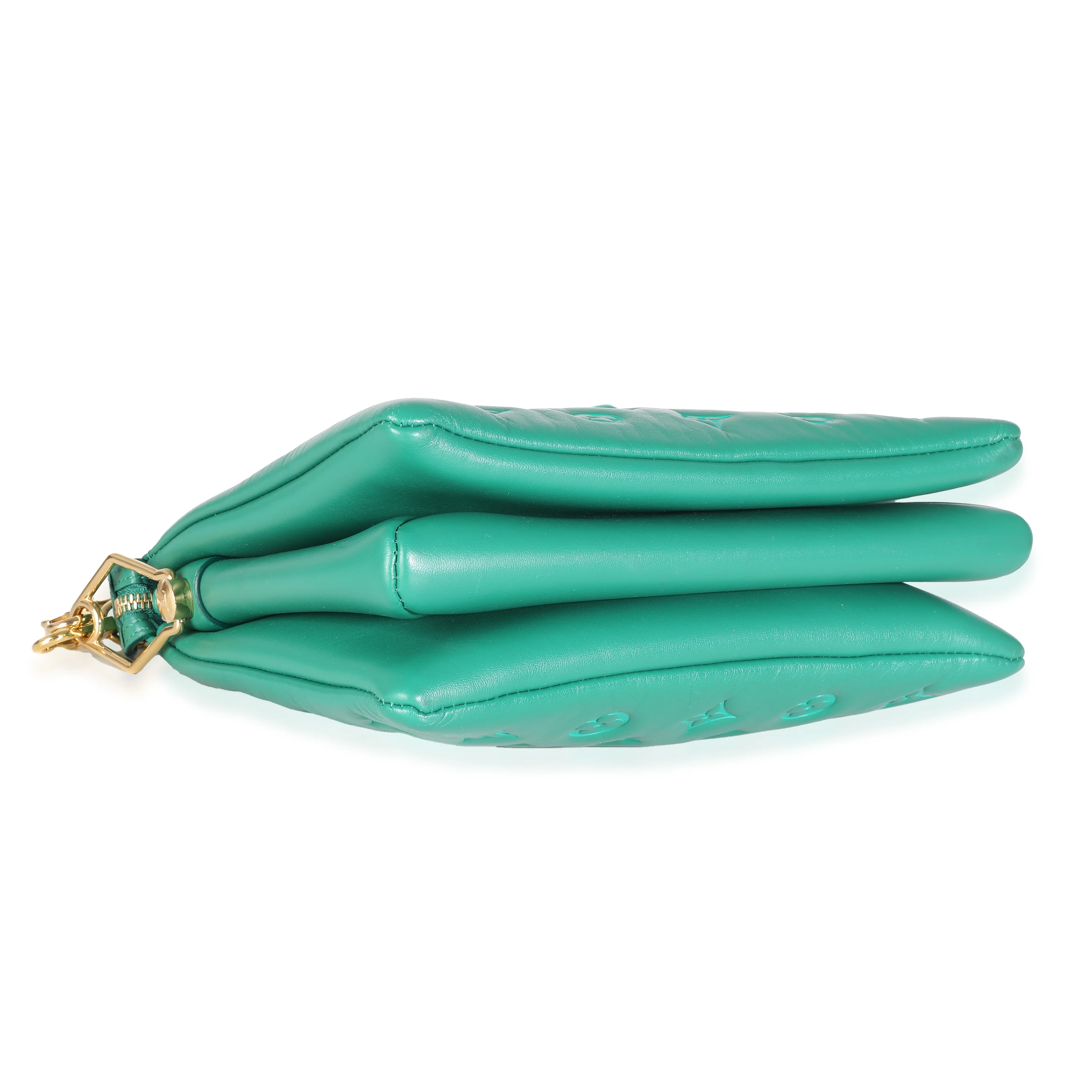 Vert Green Monogram Puffy Lambskin Coussin PM - Image 4