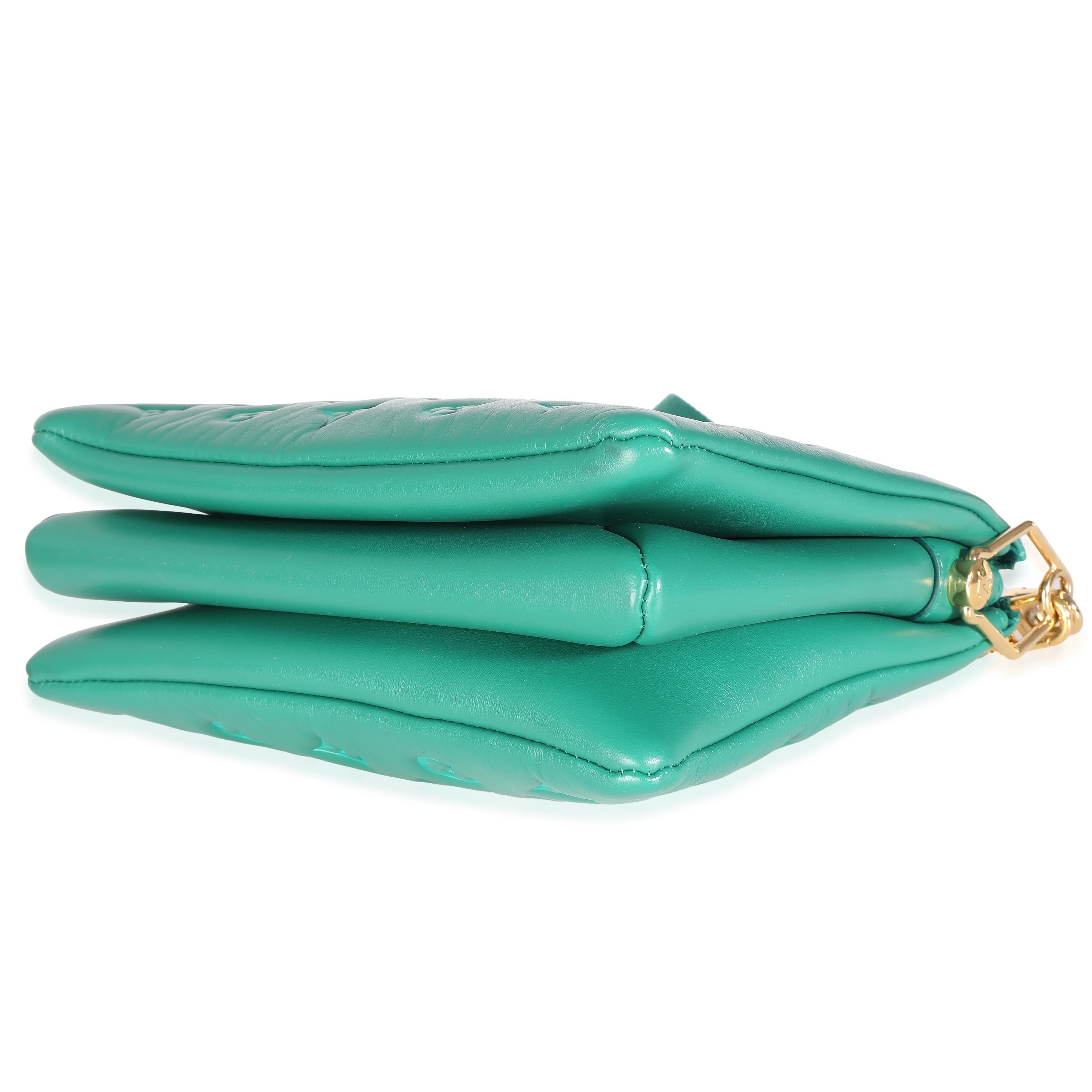 Vert Green Monogram Puffy Lambskin Coussin PM - Image 6