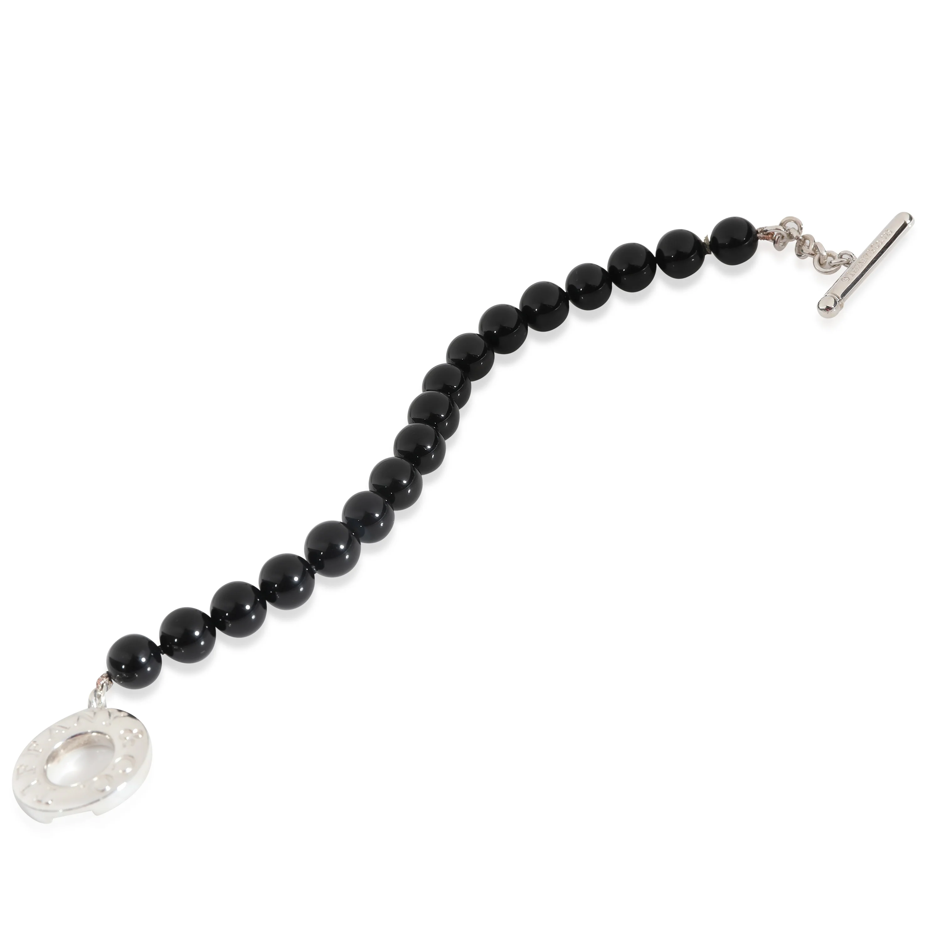 Onyx Bead Bracelet in  Sterling Silver - Image 3