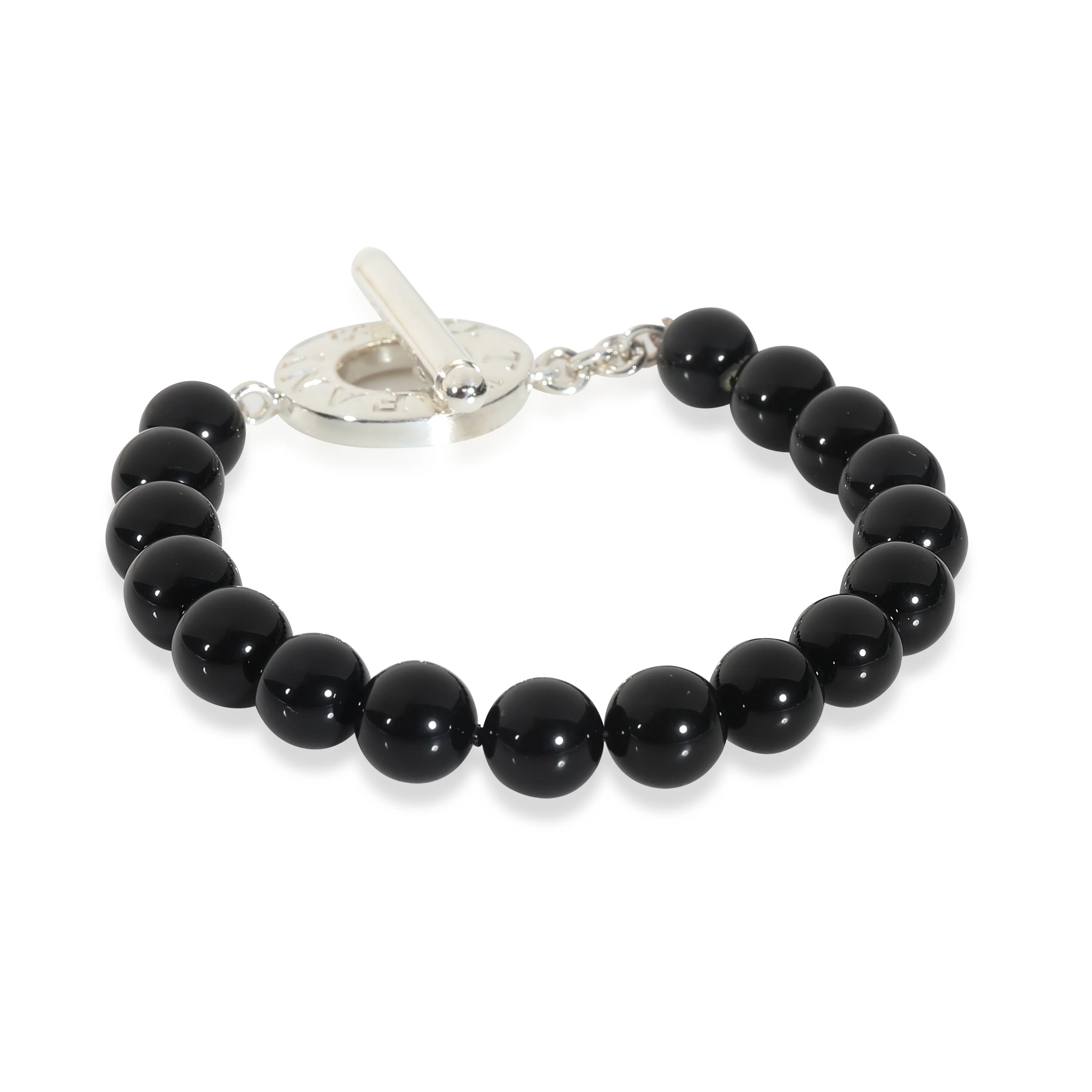 Onyx Bead Bracelet in  Sterling Silver - Image 4