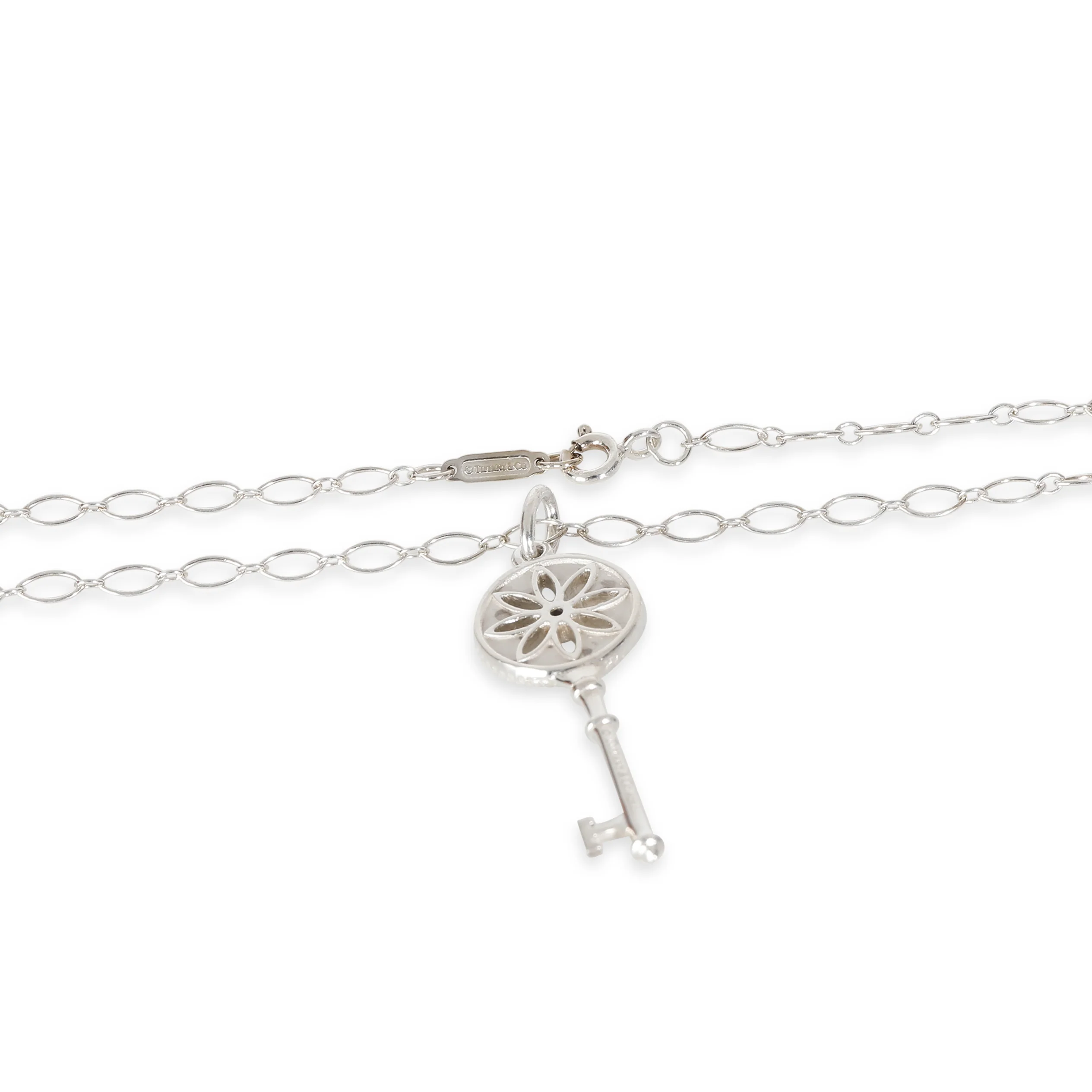 Key Collection Fashion Pendant in Sterling Silver 0.01 CTW - Image 2