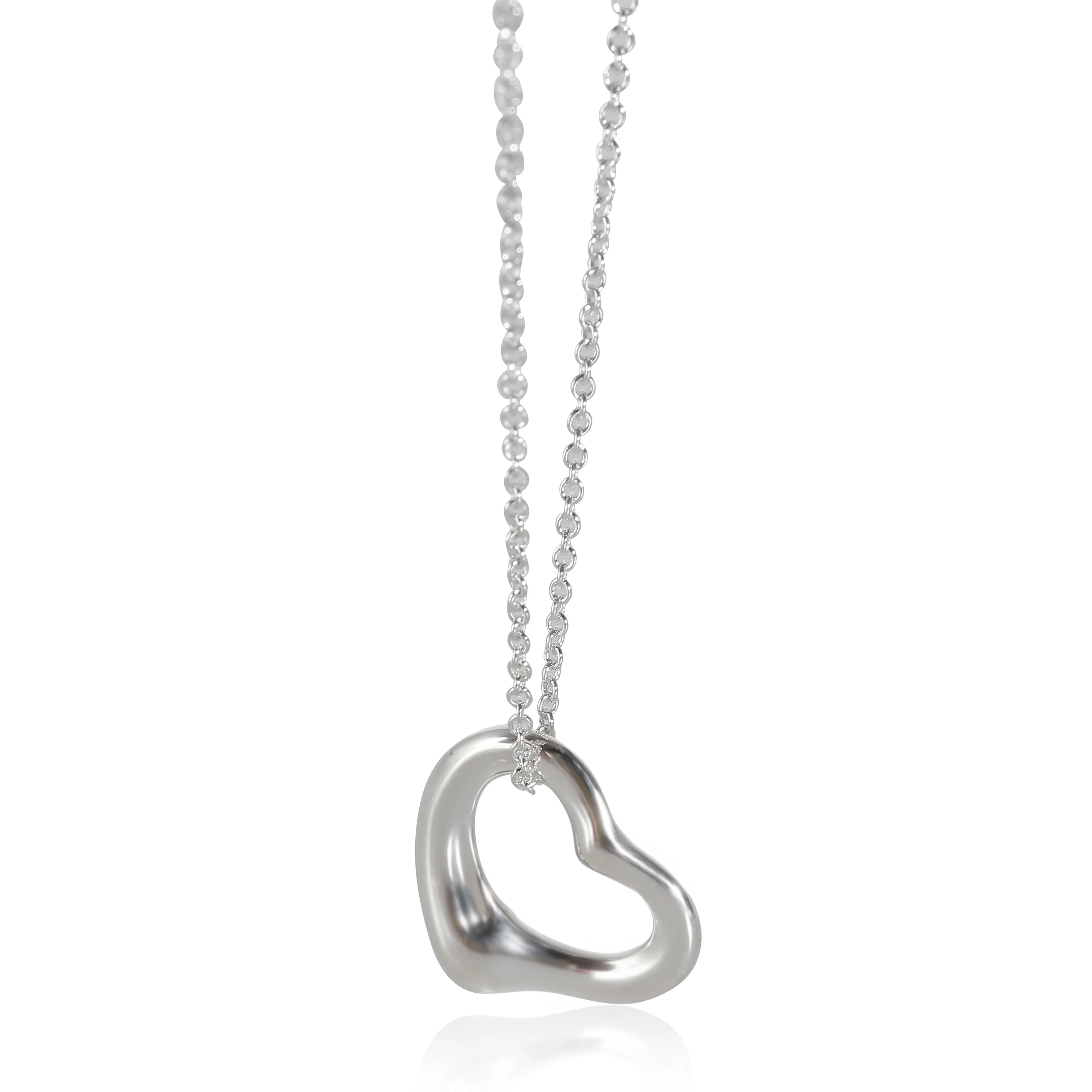 Elsa Peretti Open Heart Pendant in Sterling Silver