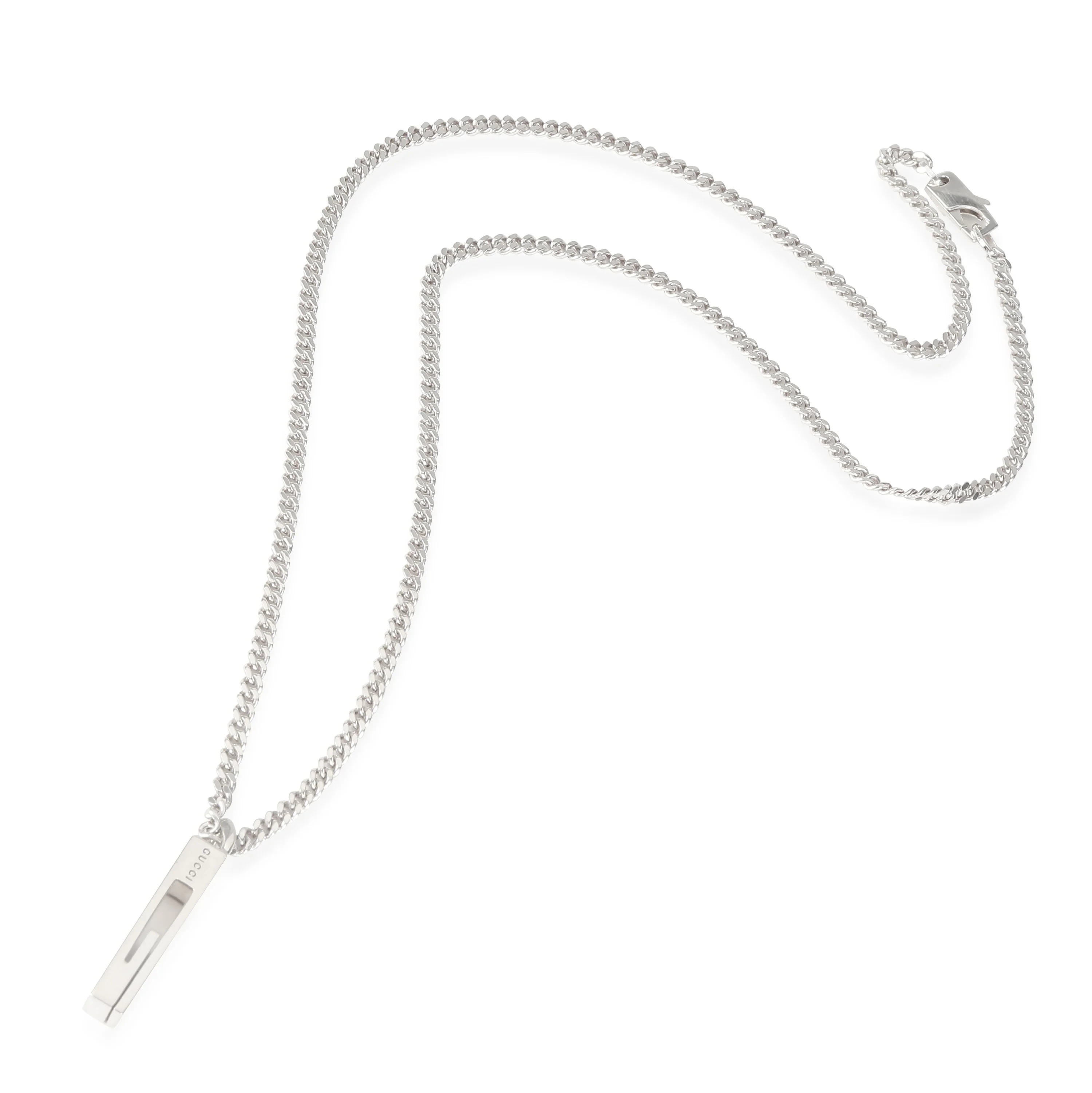 G Bar Pendant in  Sterling Silver - Image 2