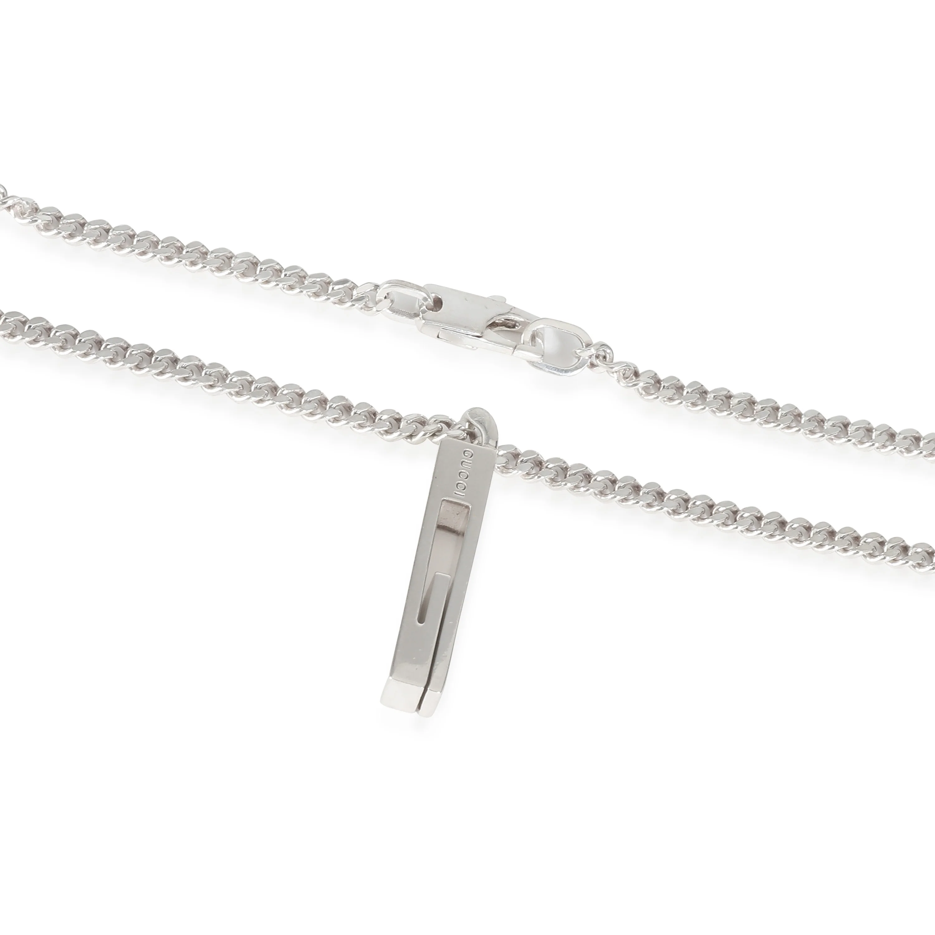 G Bar Pendant in  Sterling Silver - Image 3