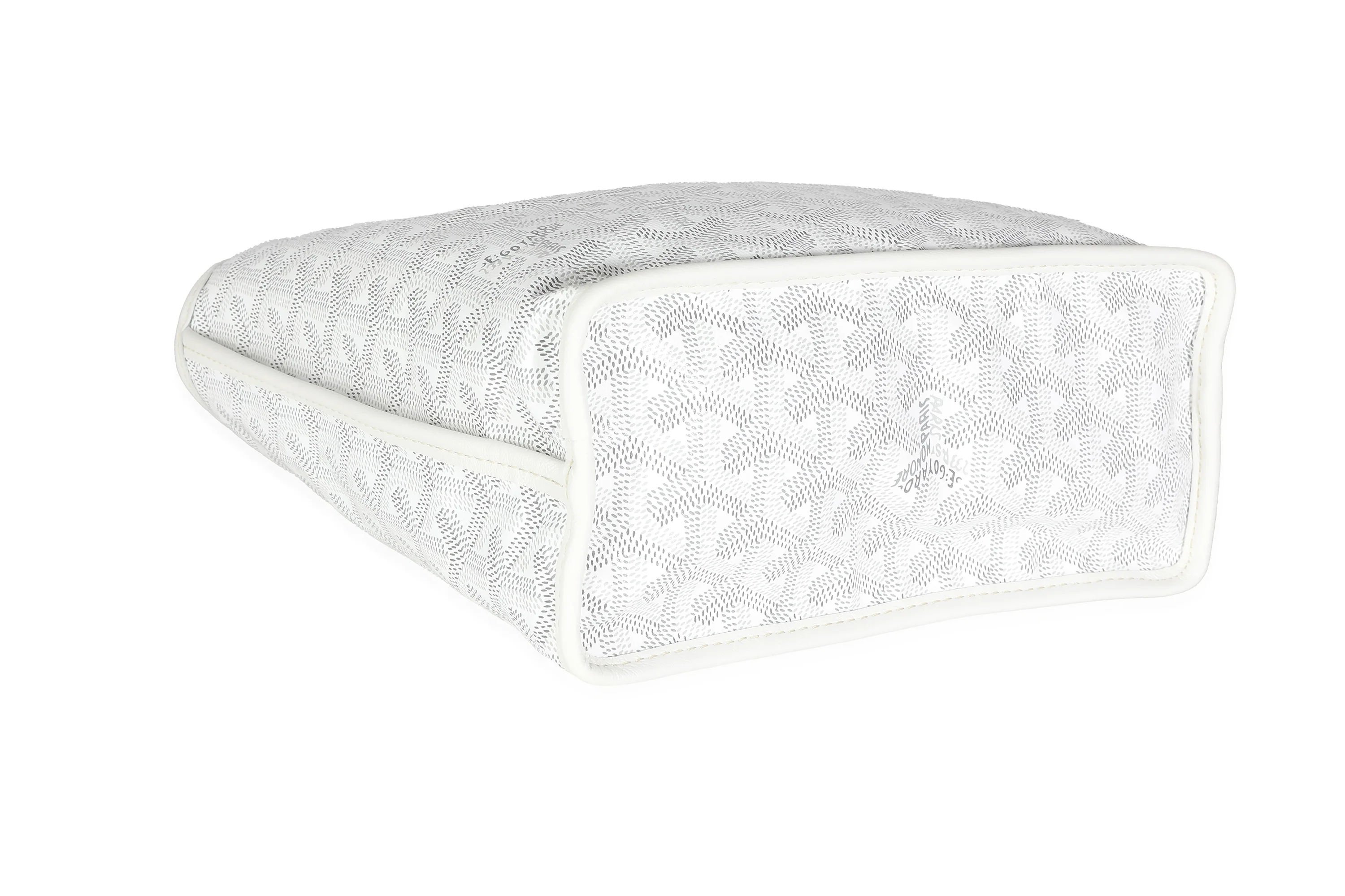 White Goyardine Canvas Mini Anjou - Image 6