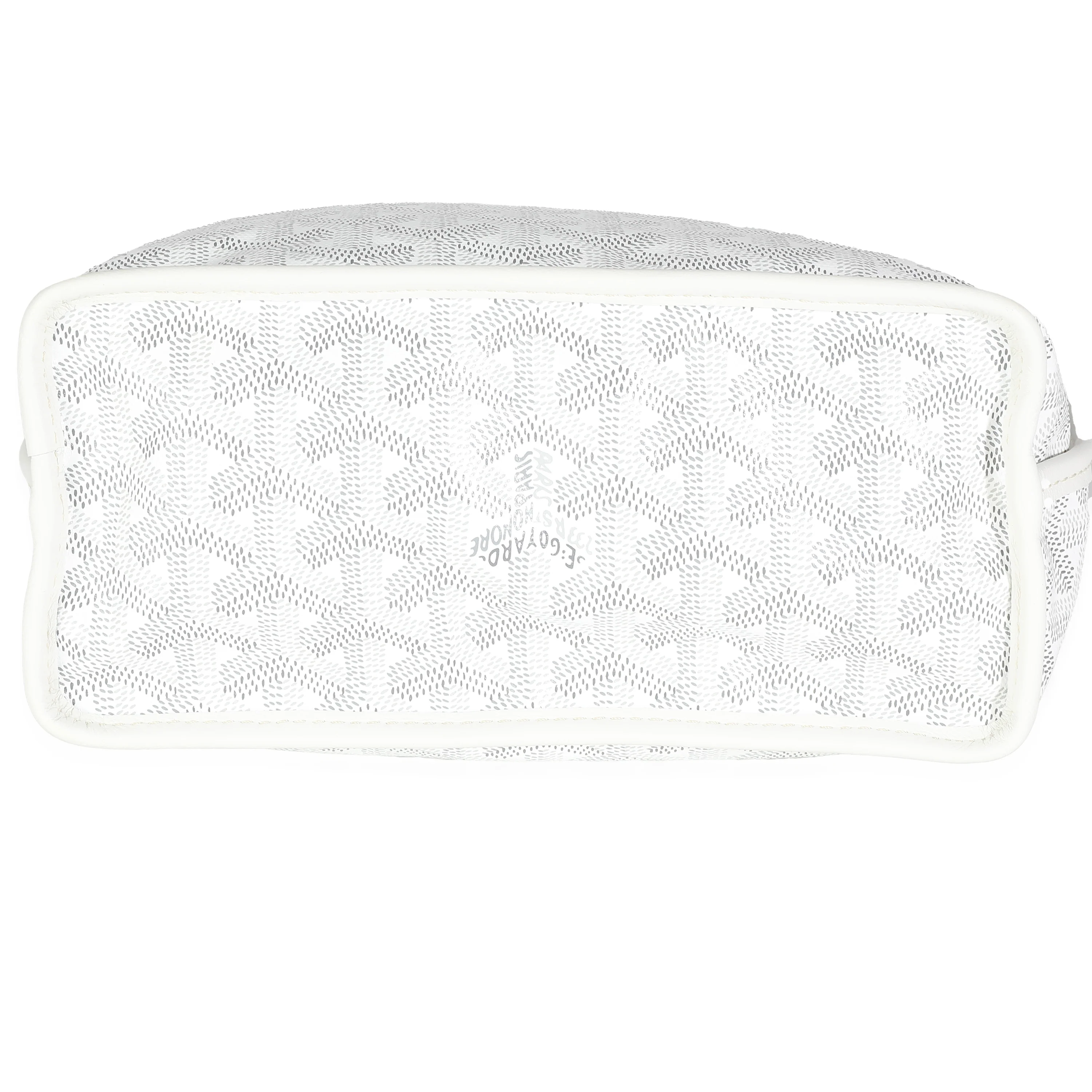 White Goyardine Canvas Mini Anjou - Image 7