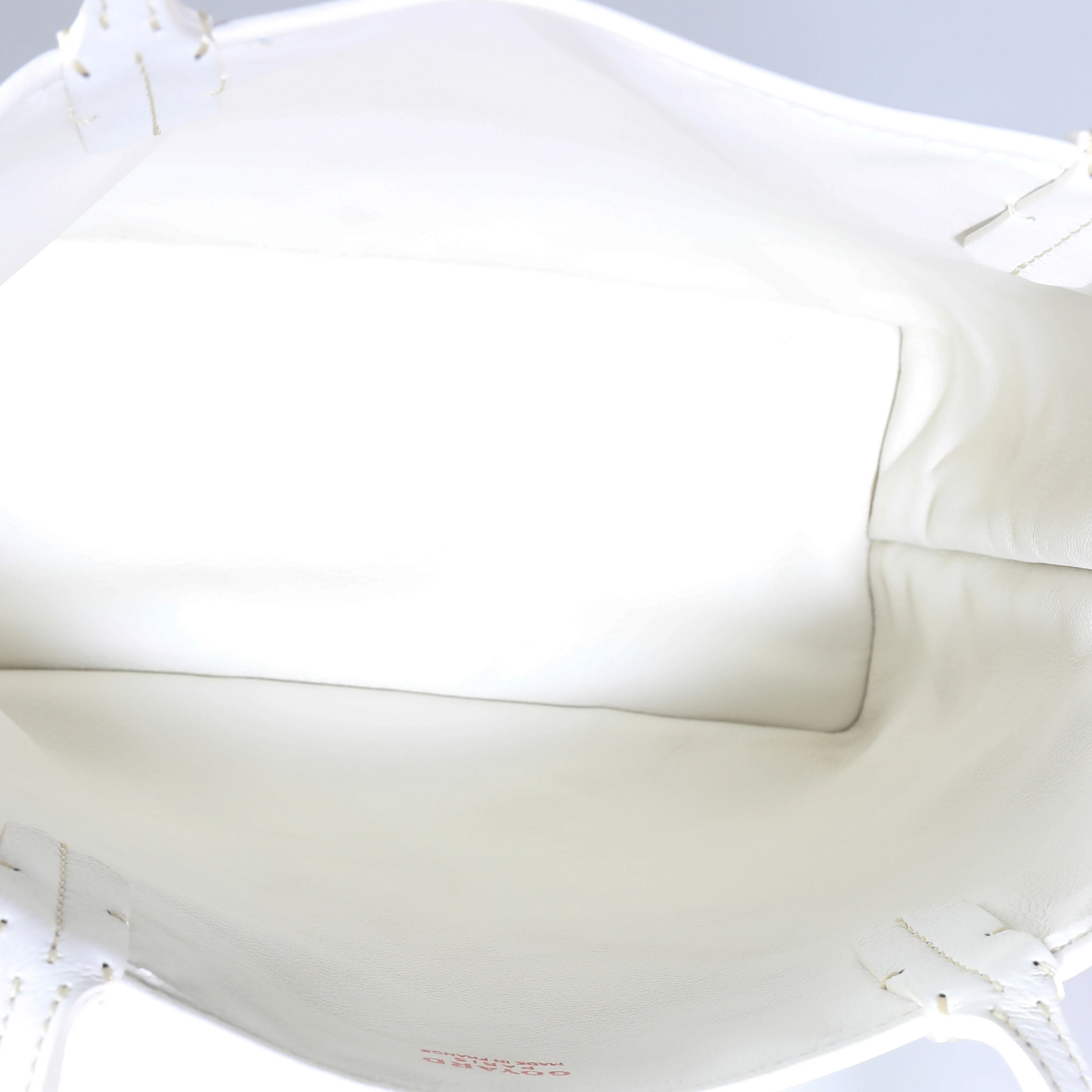 White Goyardine Canvas Mini Anjou - Image 8
