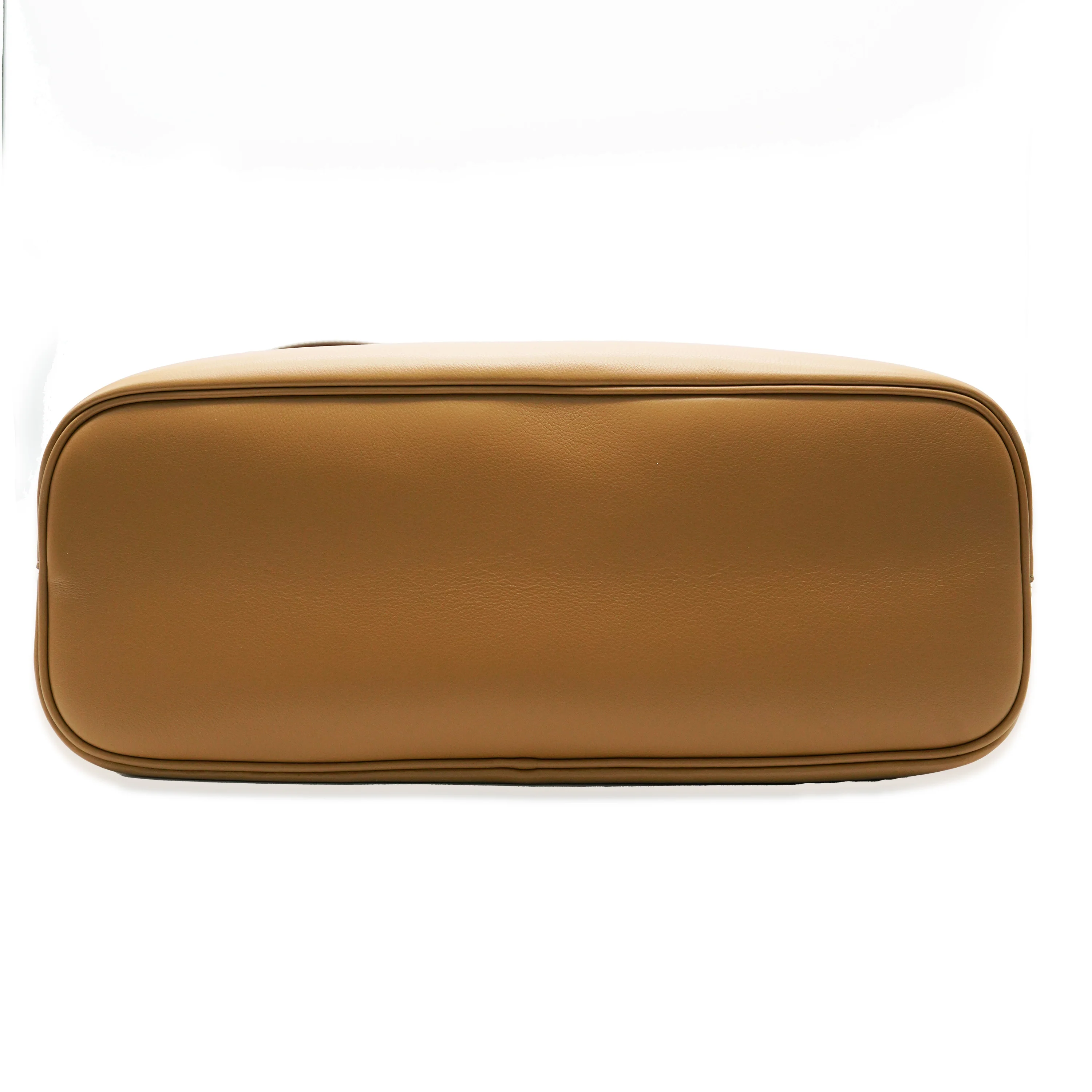 Caramel Leather Large Buckle Tote - Image 5
