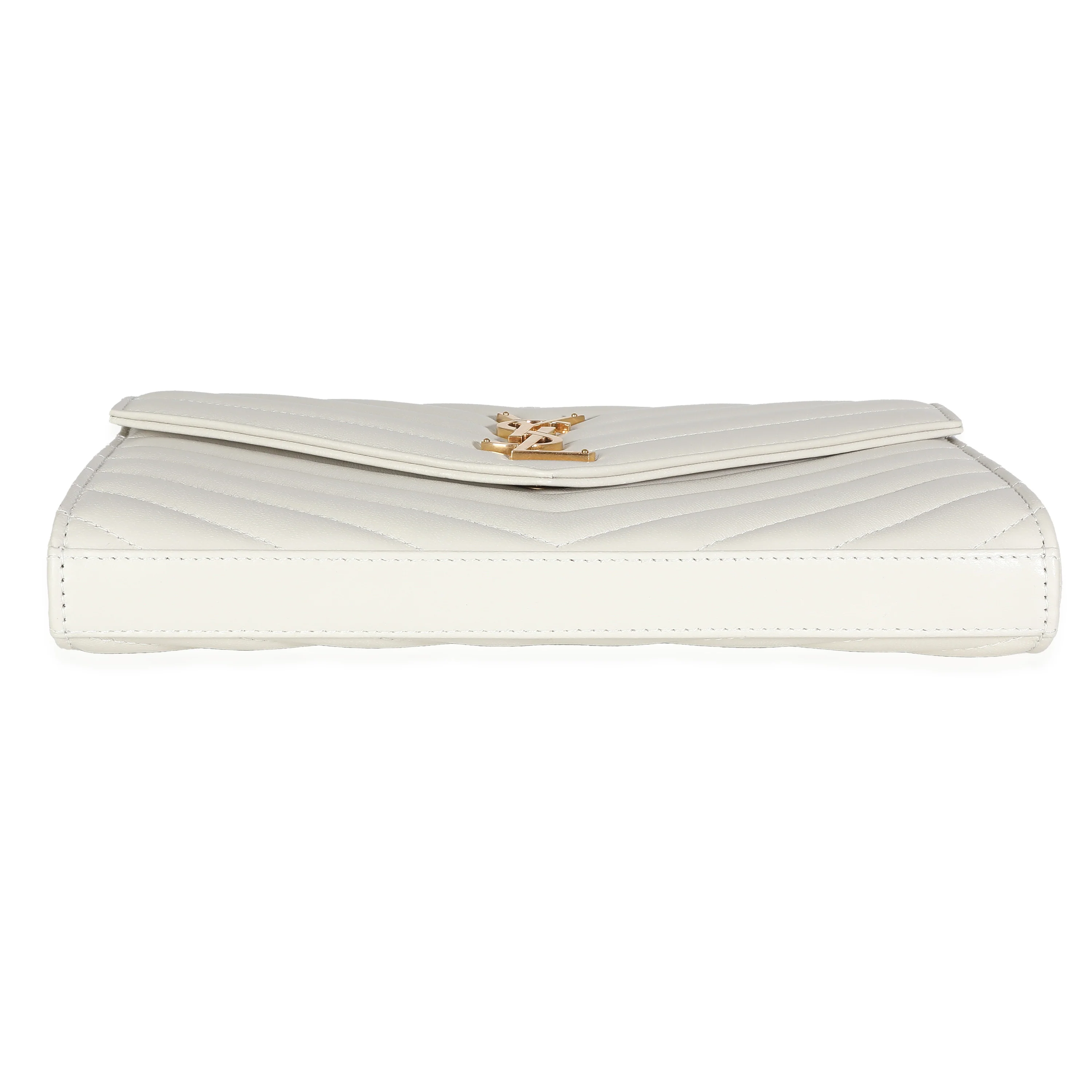 Crema Soft Lambskin Cassandre Chain Wallet - Image 5