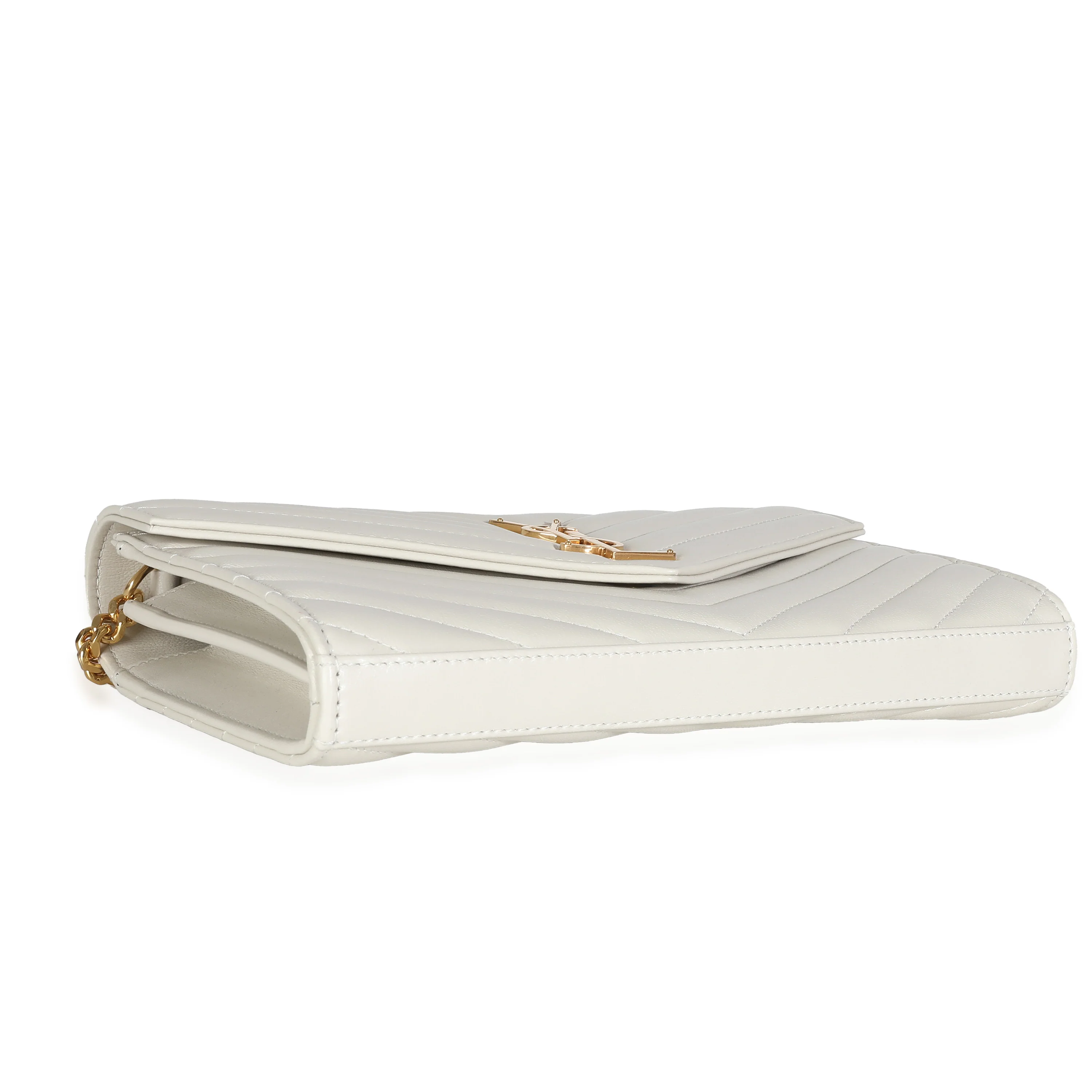 Crema Soft Lambskin Cassandre Chain Wallet - Image 6