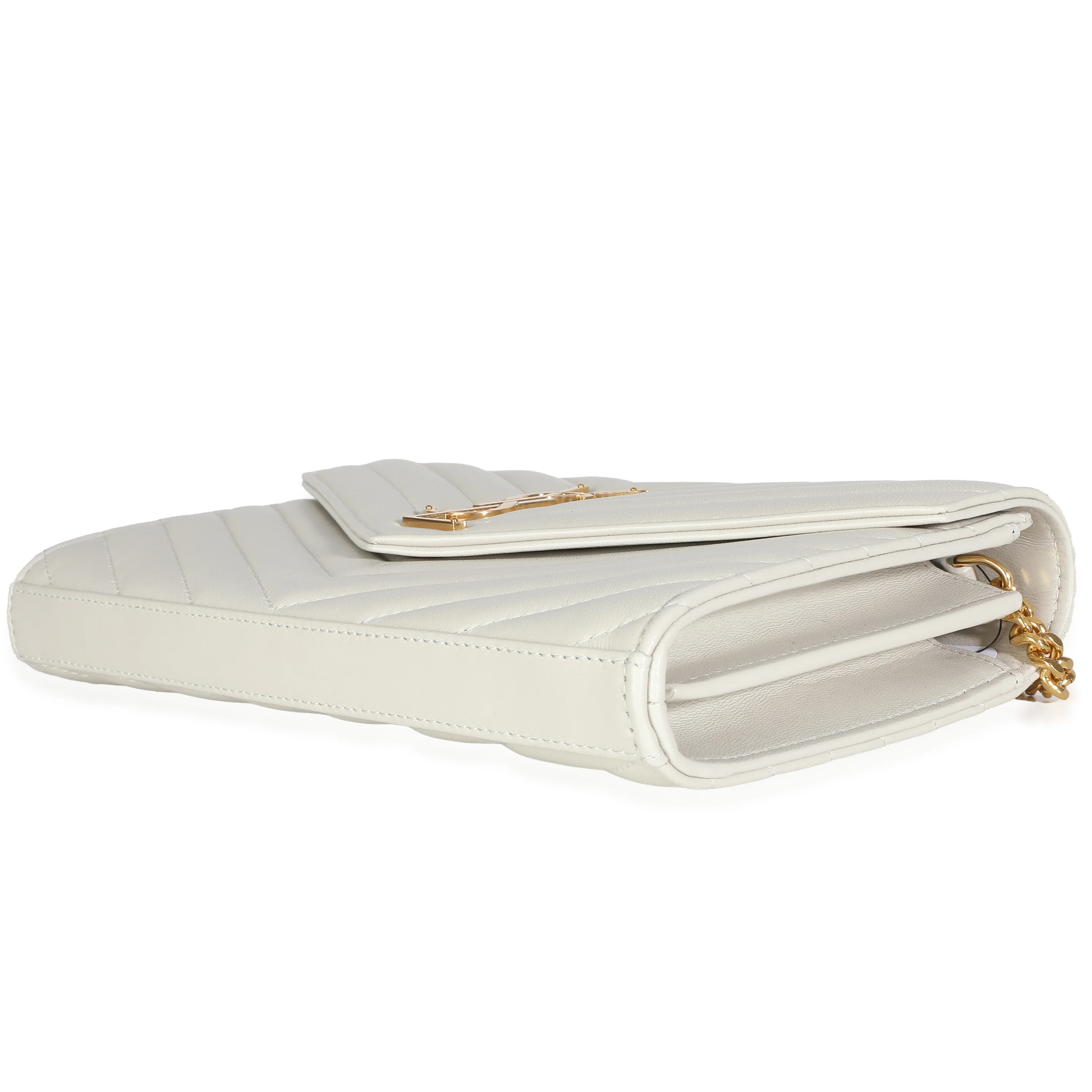 Crema Soft Lambskin Cassandre Chain Wallet - Image 7
