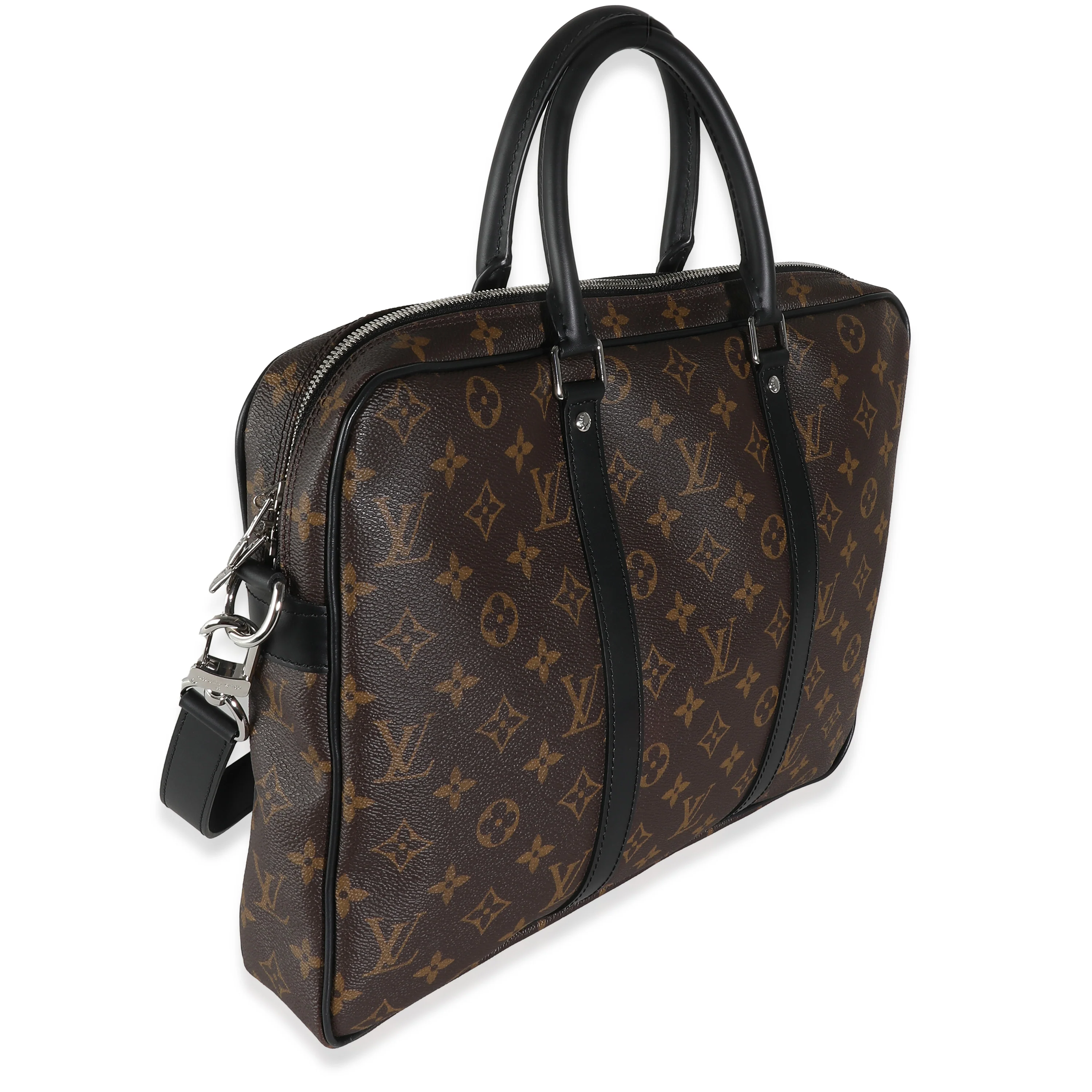 Monogram Macassar Porte Documents Voyage PM - Image 3