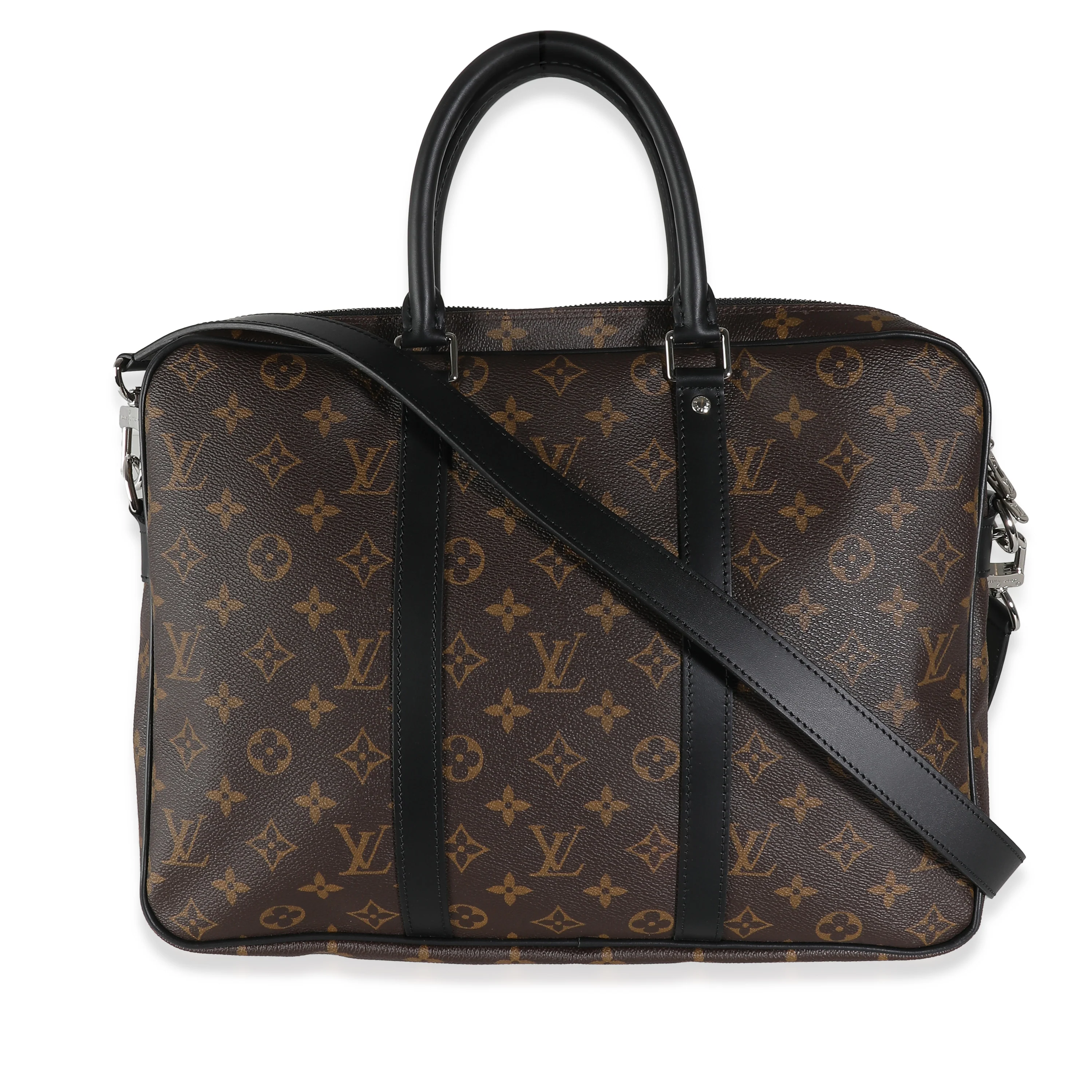 Monogram Macassar Porte Documents Voyage PM - Image 4
