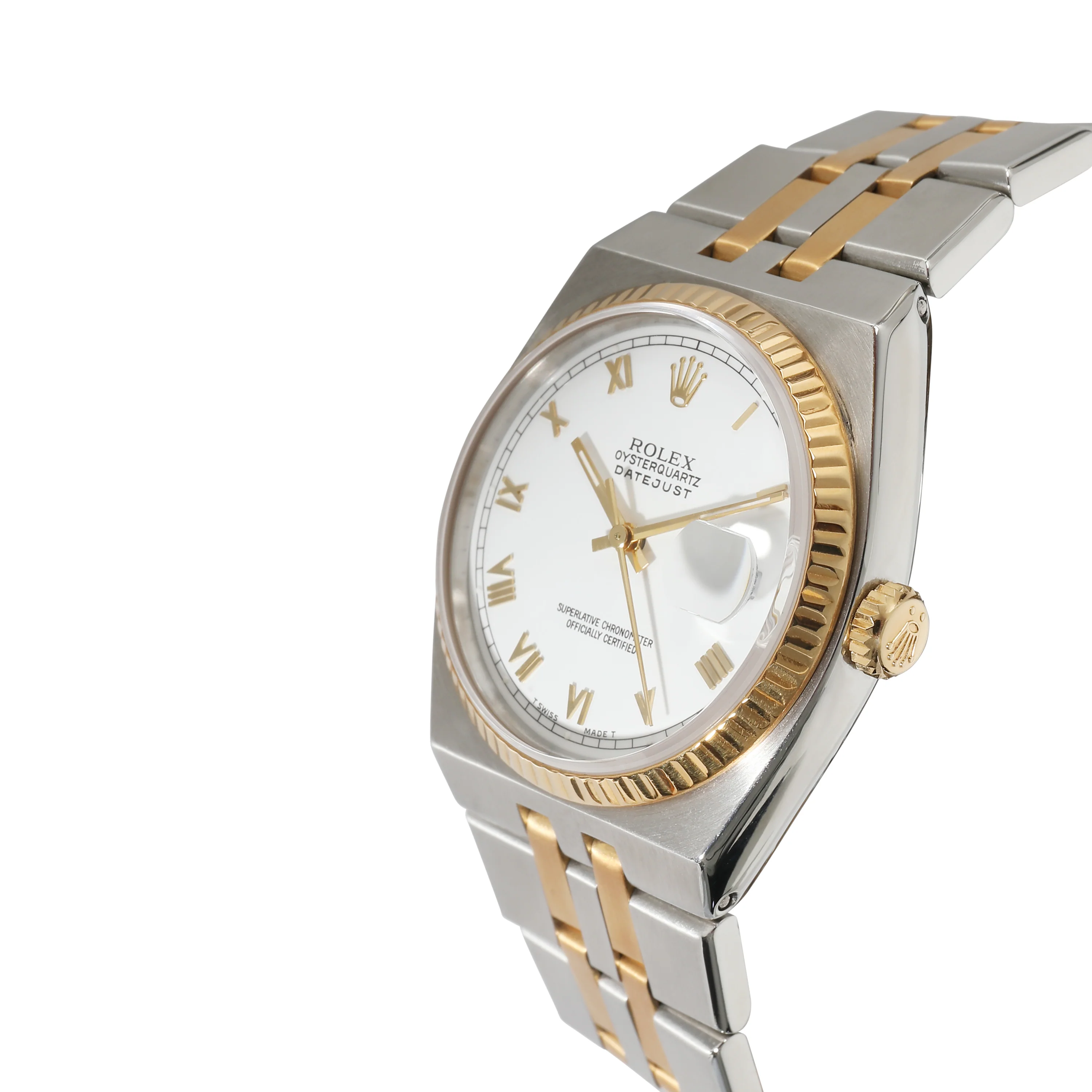 Oysterquartz 17013 Mens Watch in 18kt Stainless Steel/Yellow Gold - Image 3