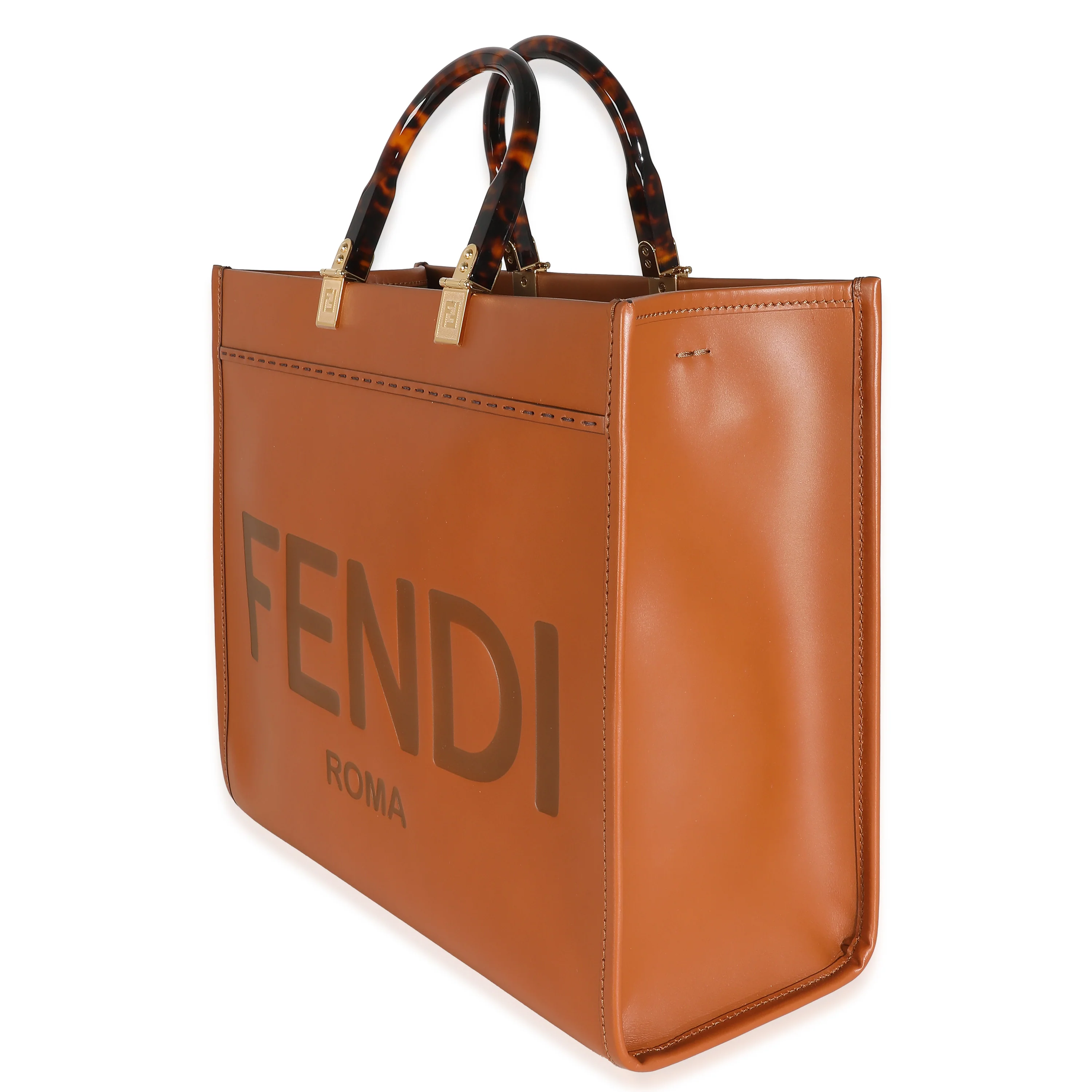 Cuoio Vitello King Plexiglass Medium Sunshine Shopper Tote - Image 3