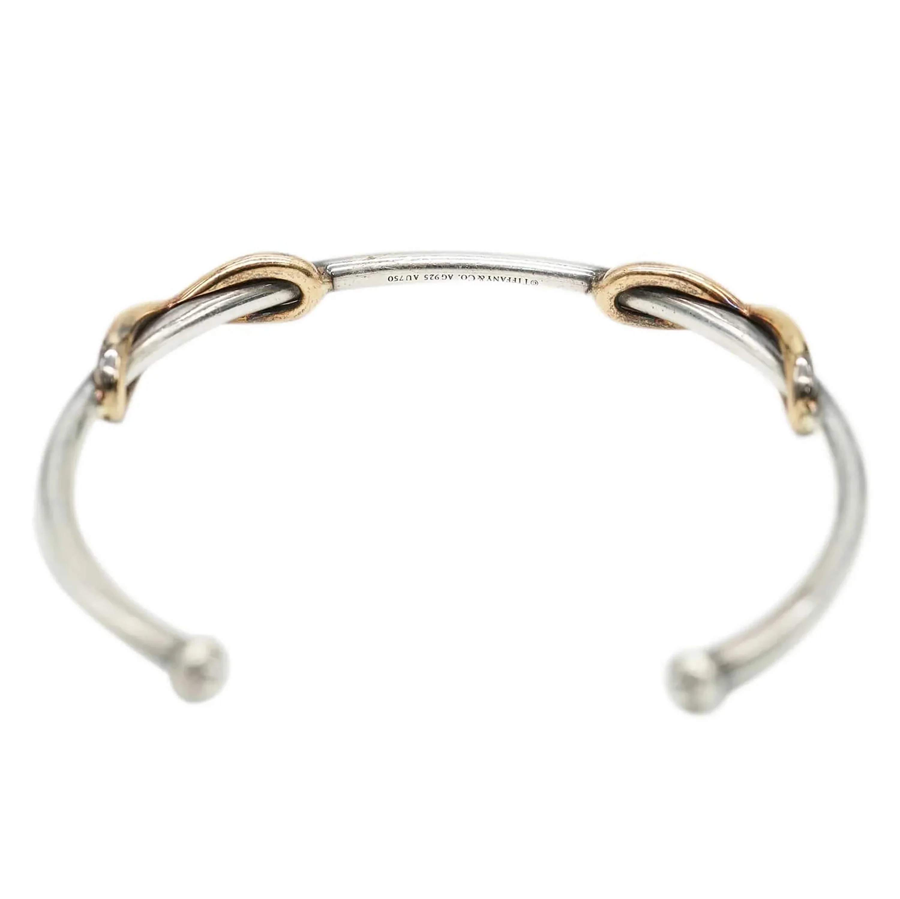 Infinity Cuff in 18K Rose Gold & Sterling Silver - Image 3