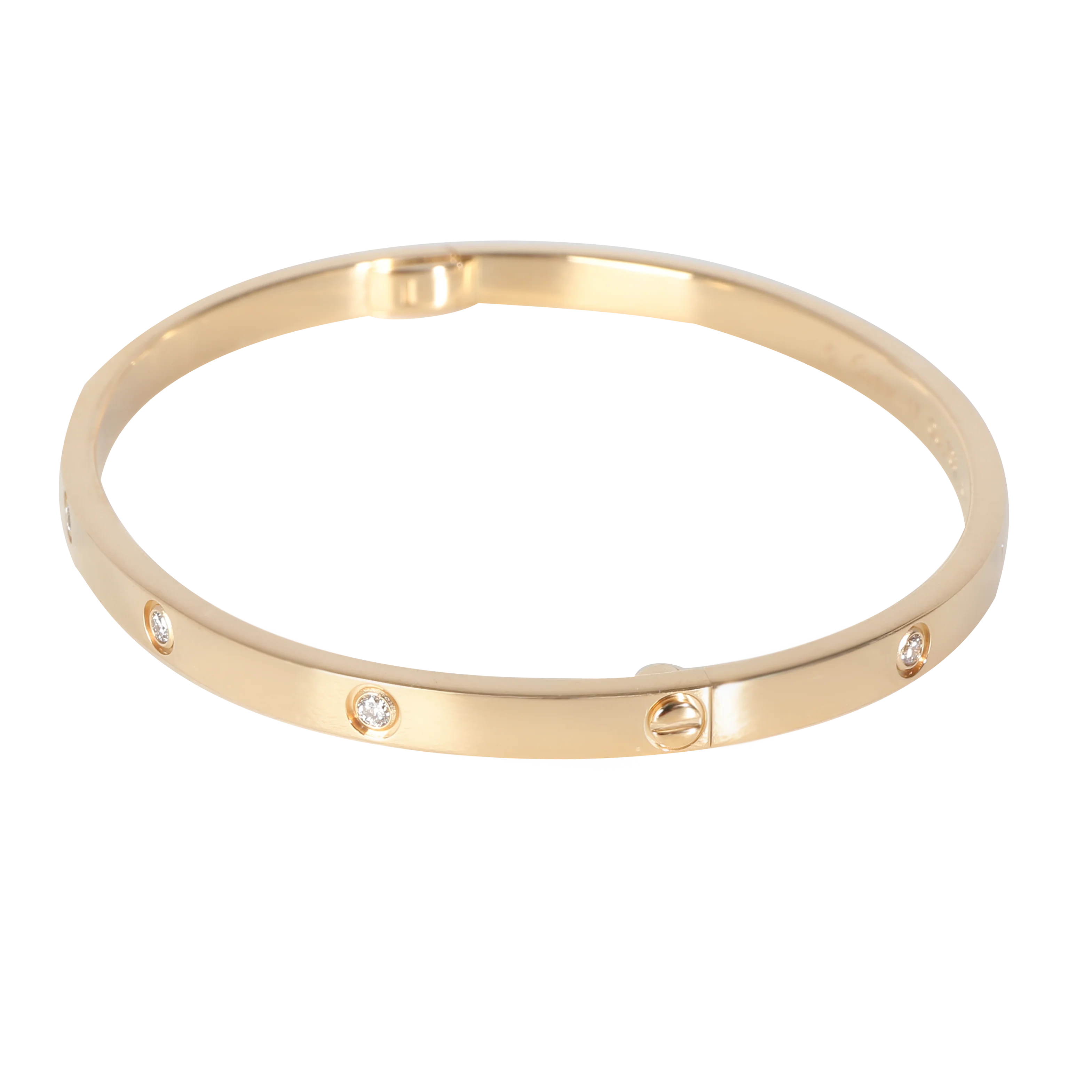 Love Bracelet, 10 Diamond (Yellow Gold) - Image 2