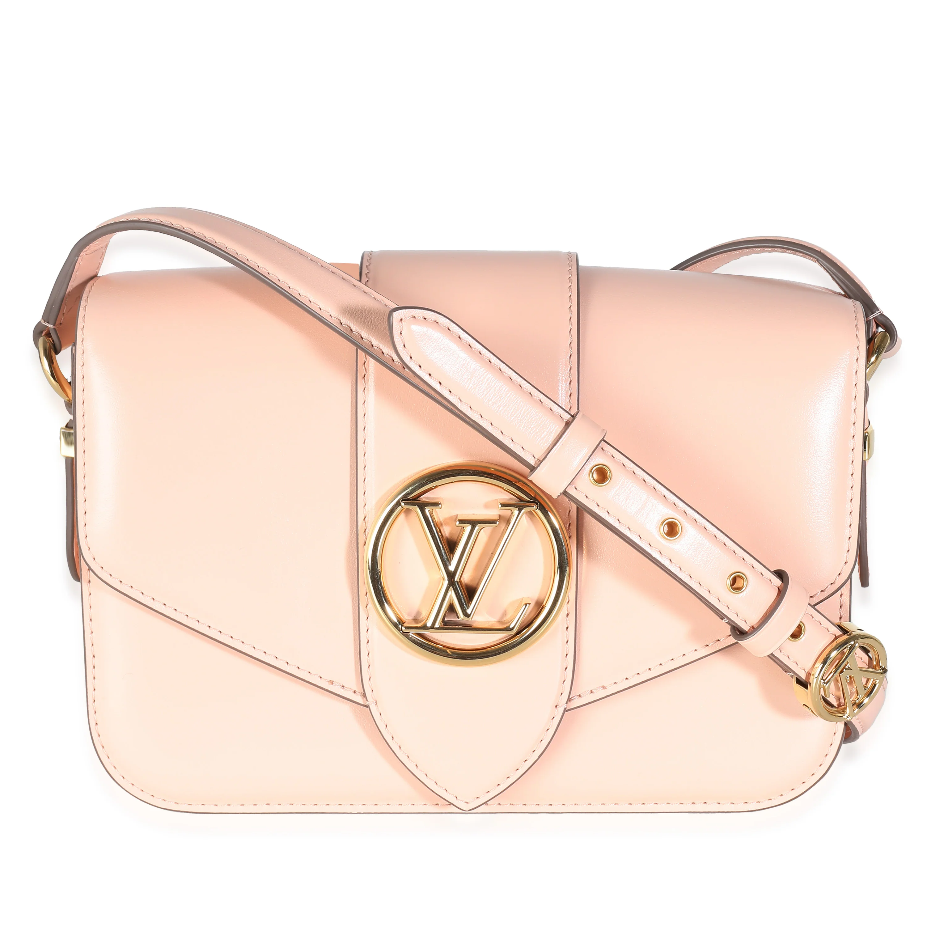 Rose Himalaya Smooth Calfskin LV Pont 9
