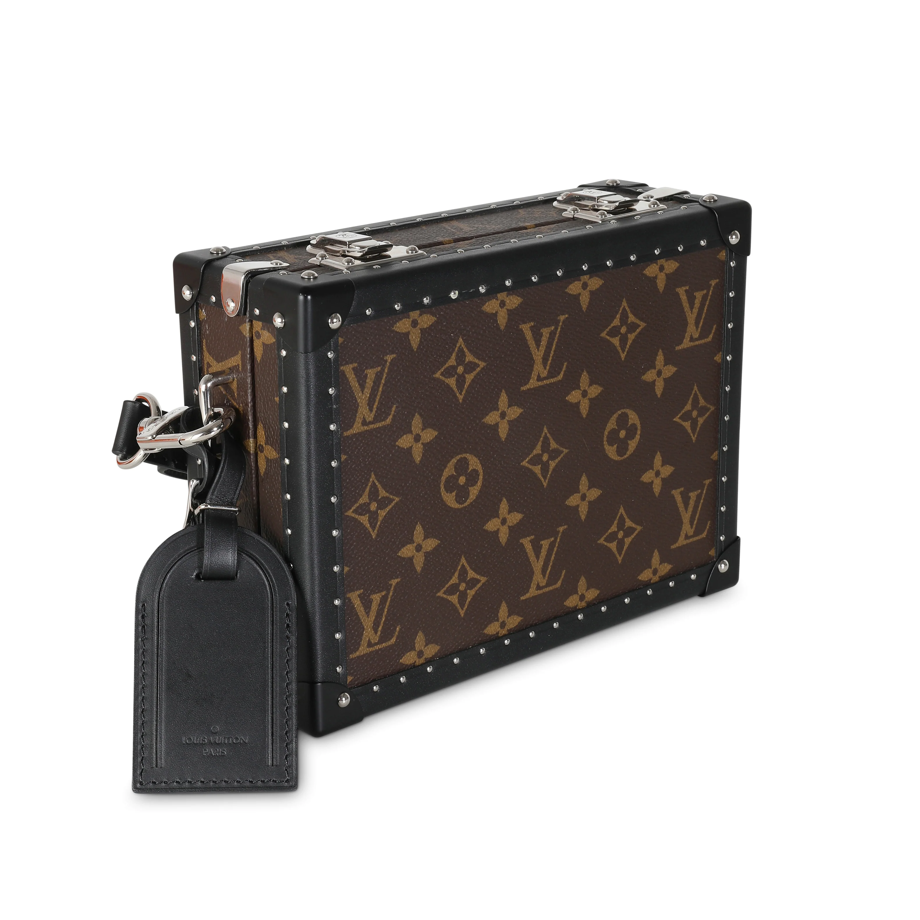 Monogram Macassar Canvas Clutch Box - Image 3