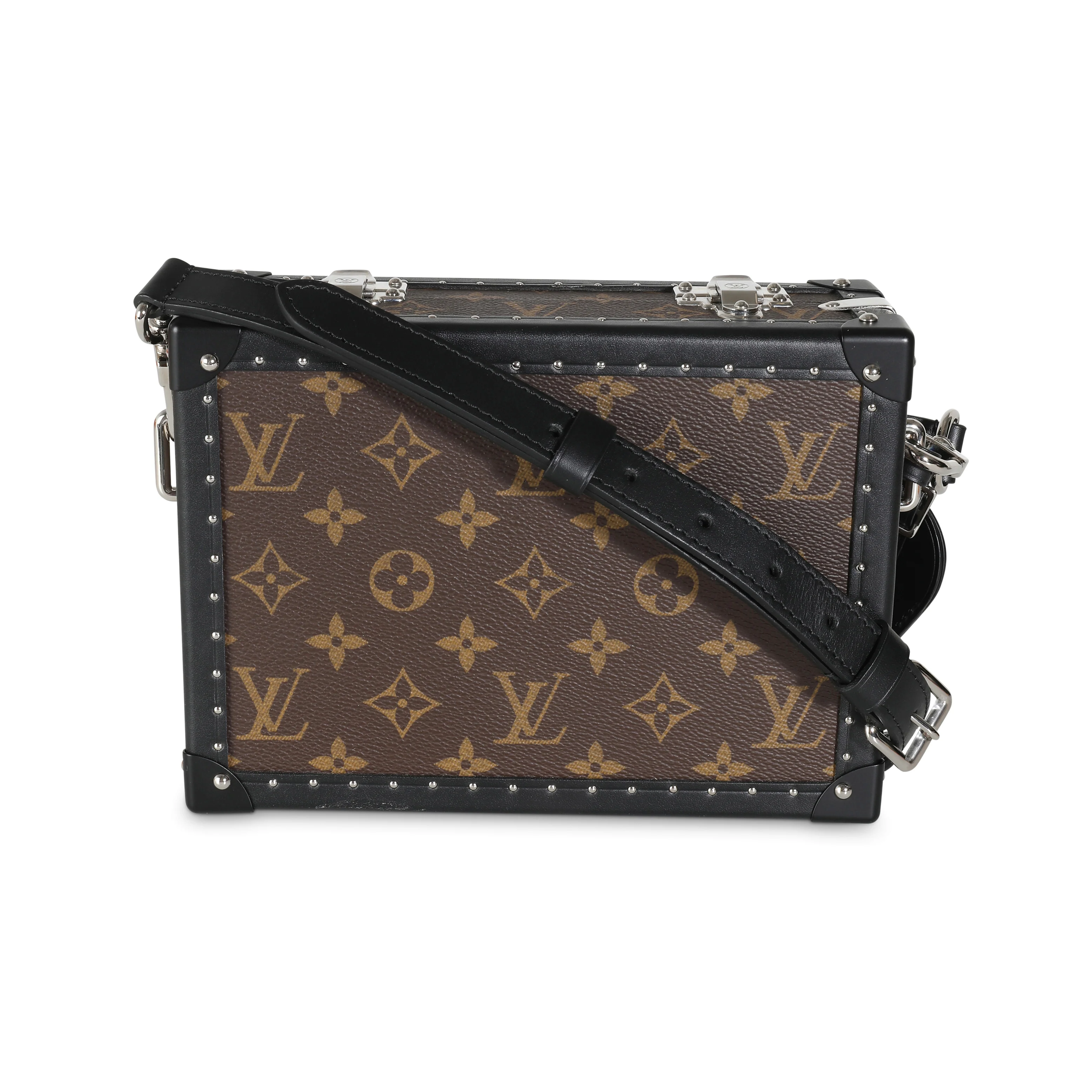 Monogram Macassar Canvas Clutch Box - Image 4