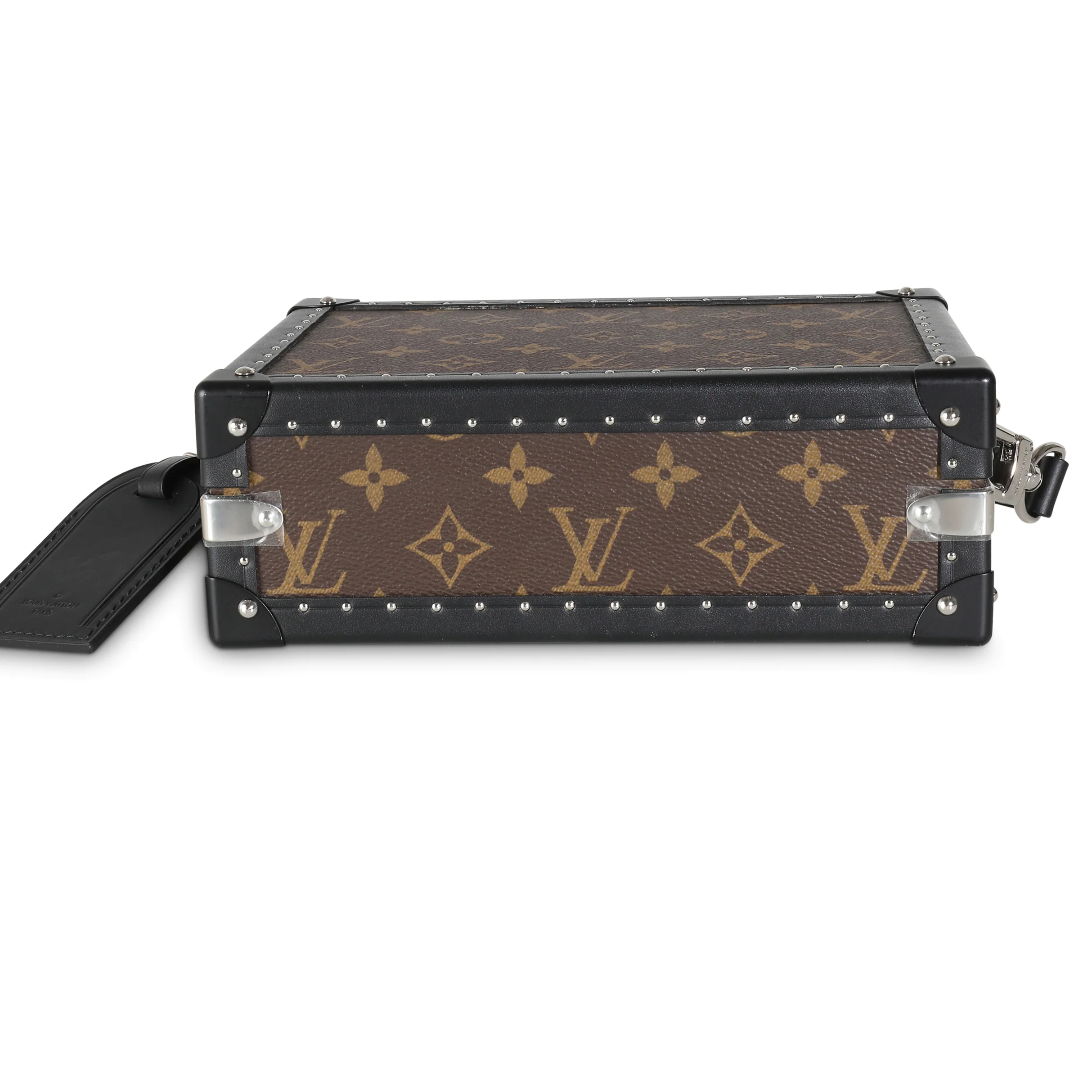 Monogram Macassar Canvas Clutch Box - Image 5