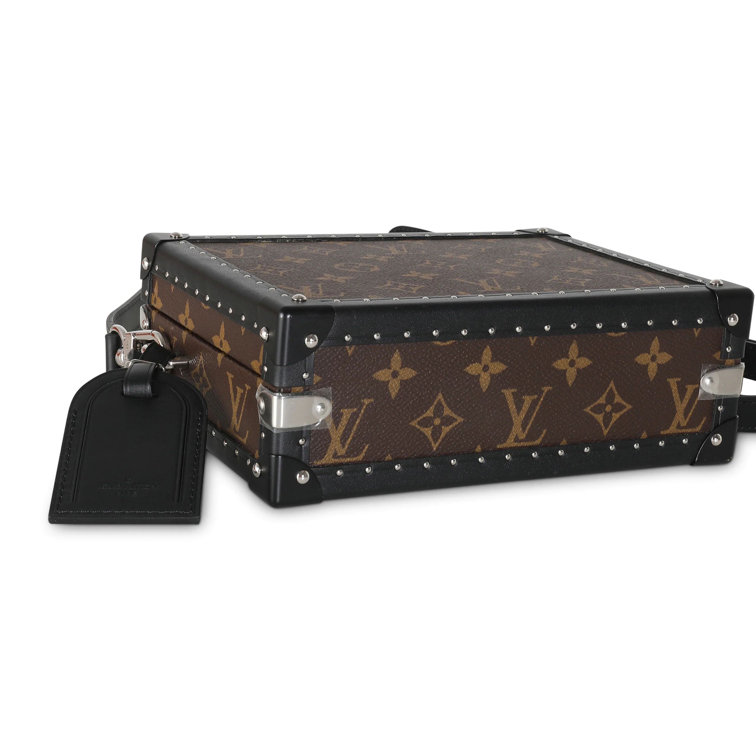Monogram Macassar Canvas Clutch Box - Image 7