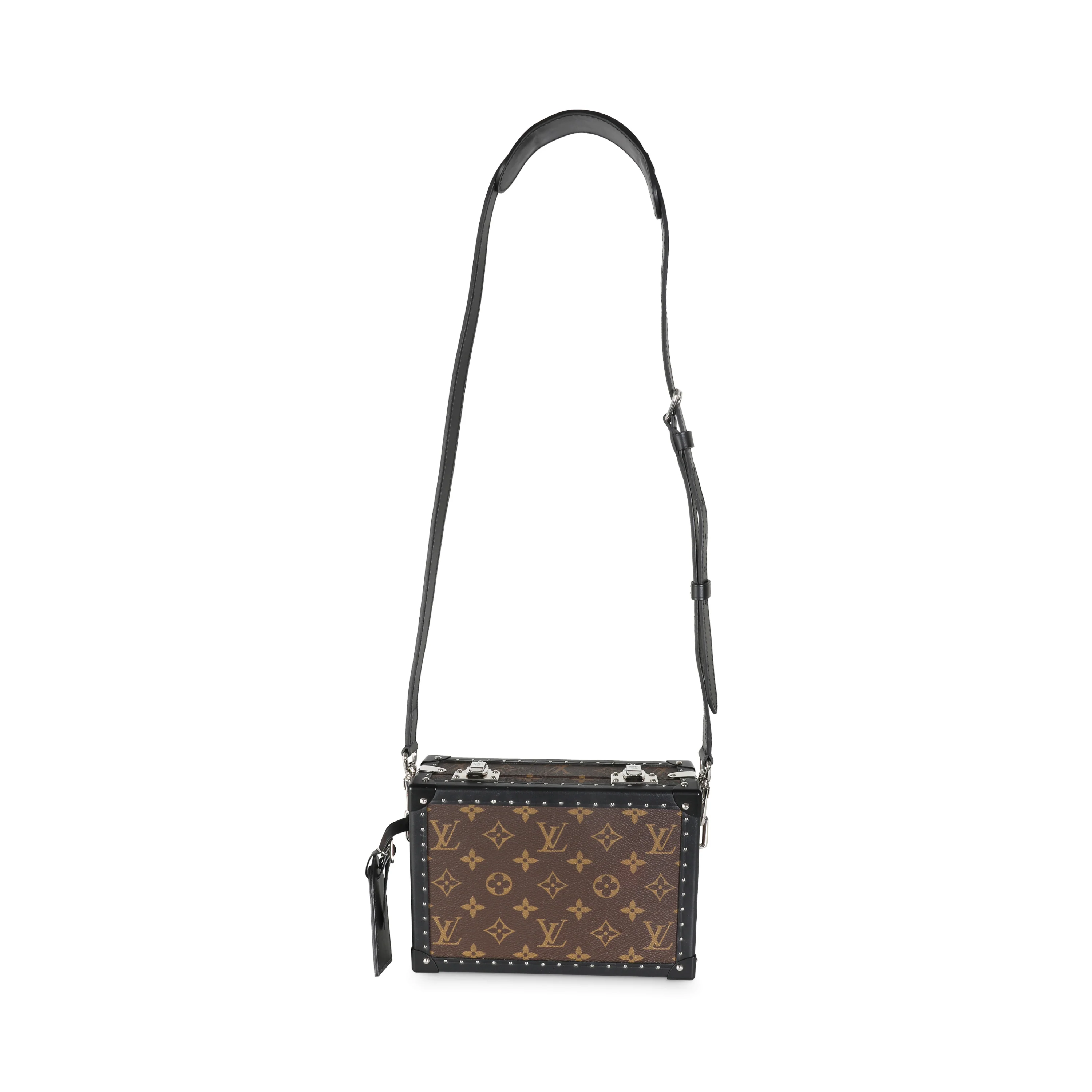 Monogram Macassar Canvas Clutch Box - Image 8