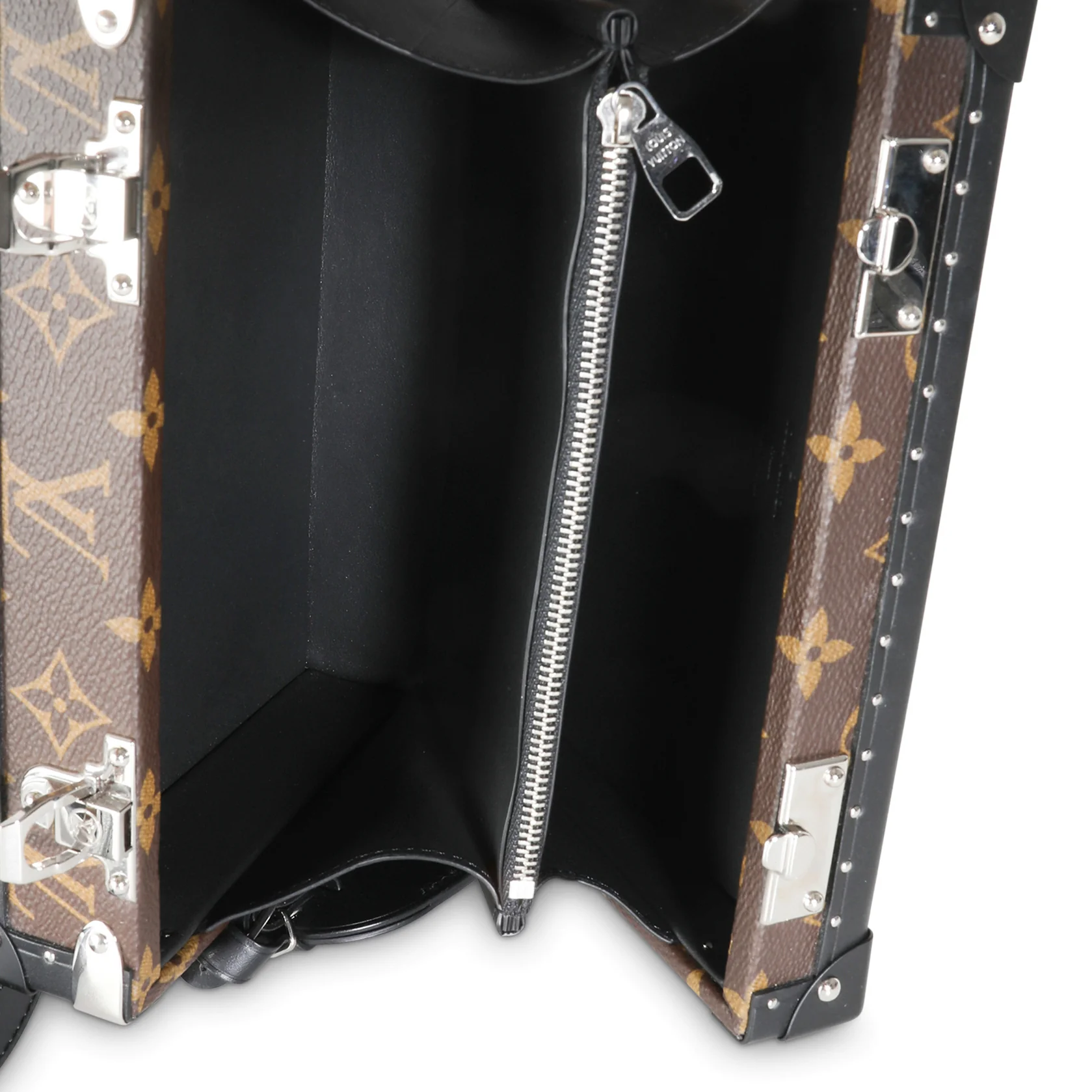 Monogram Macassar Canvas Clutch Box - Image 9