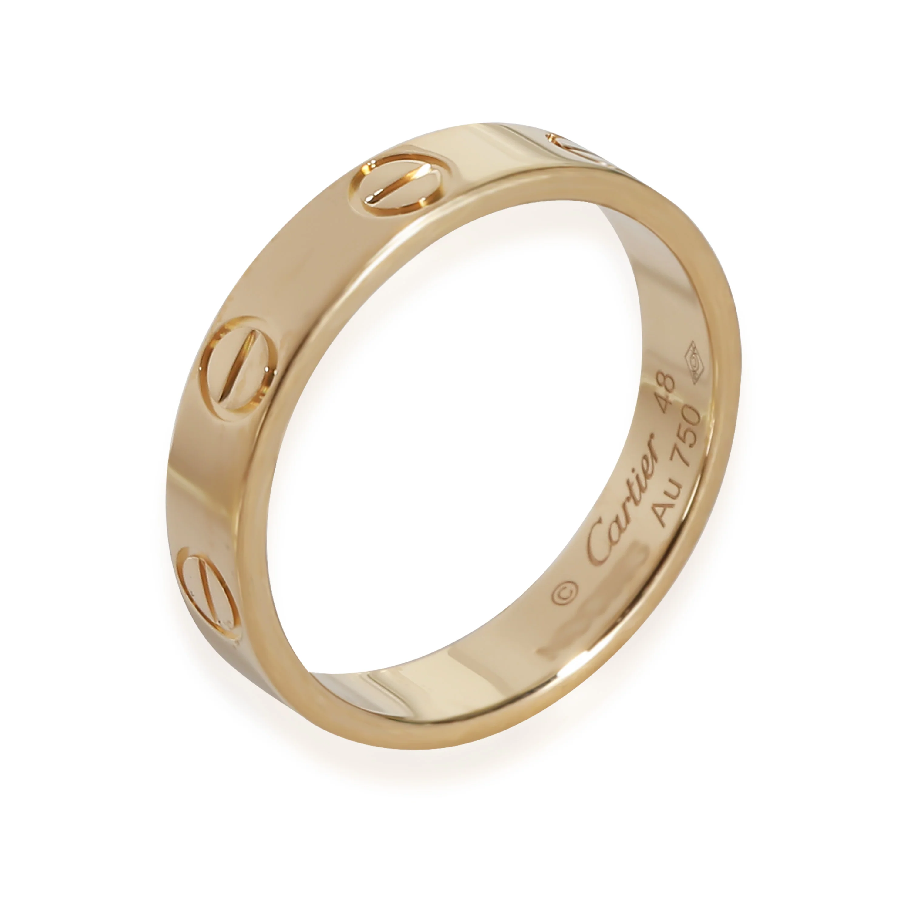 Love Wedding Band (Yellow Gold) - Image 2