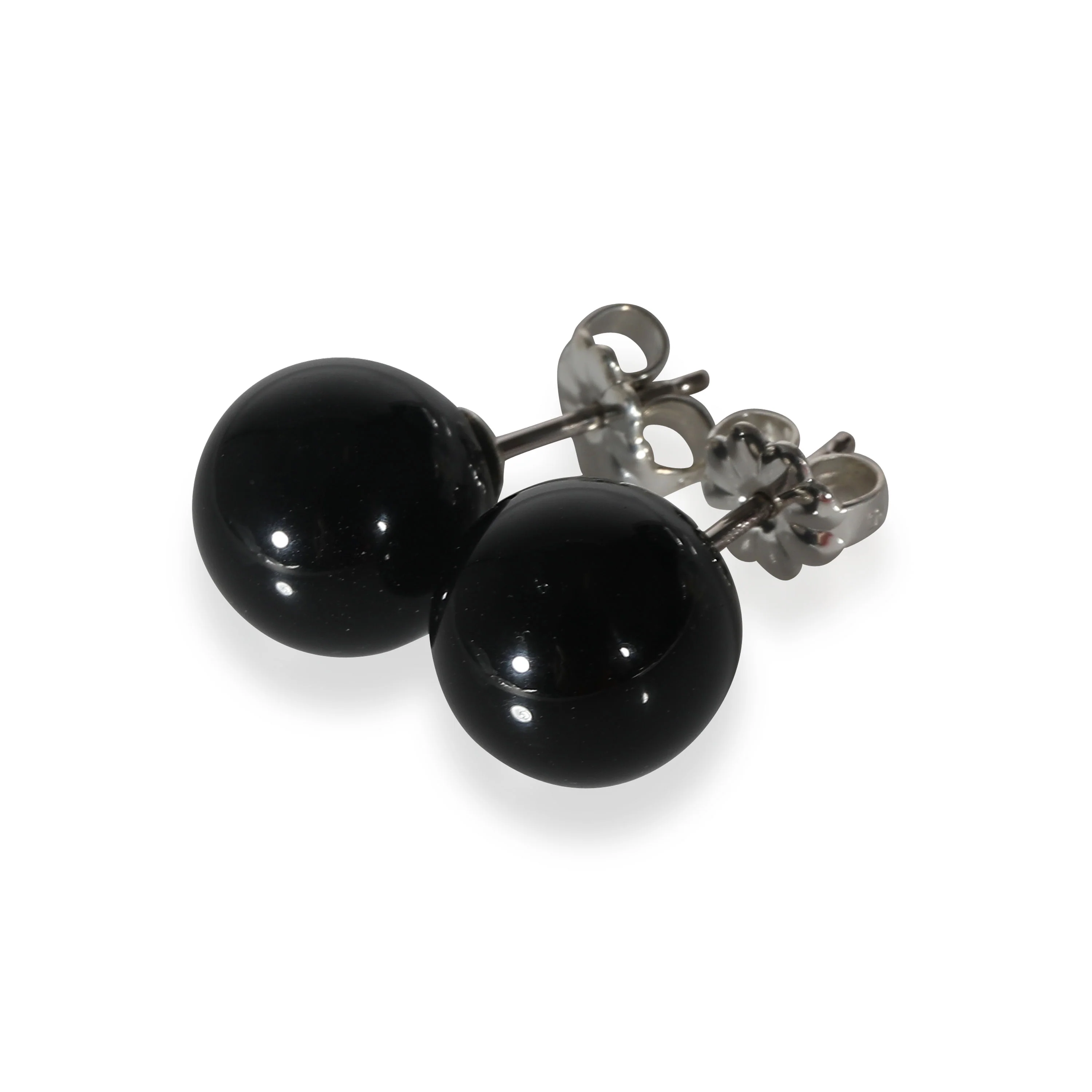 Onyx Earrings in  Sterling Silver - Image 2