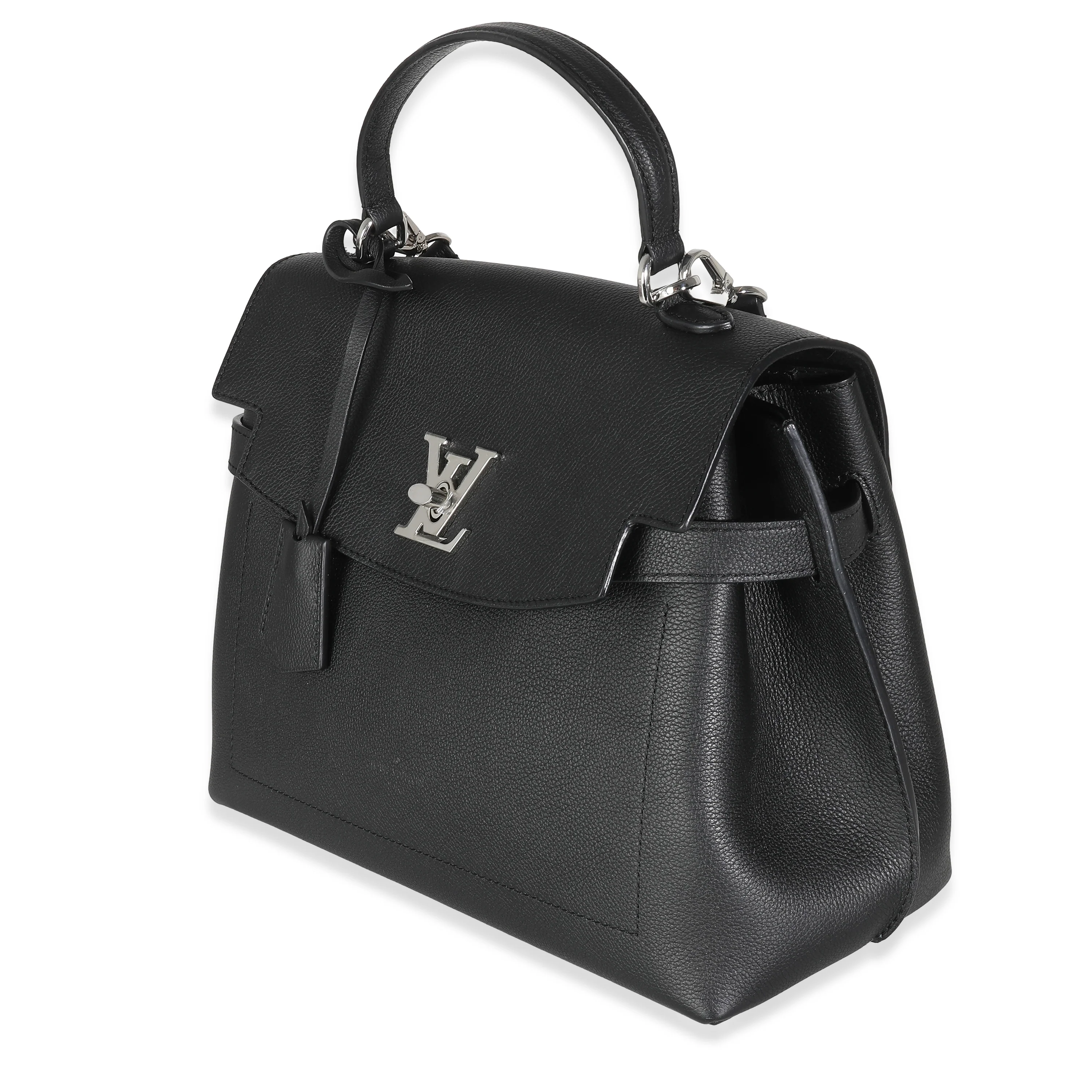 Black Calfskin Lockme Ever MM - Image 2