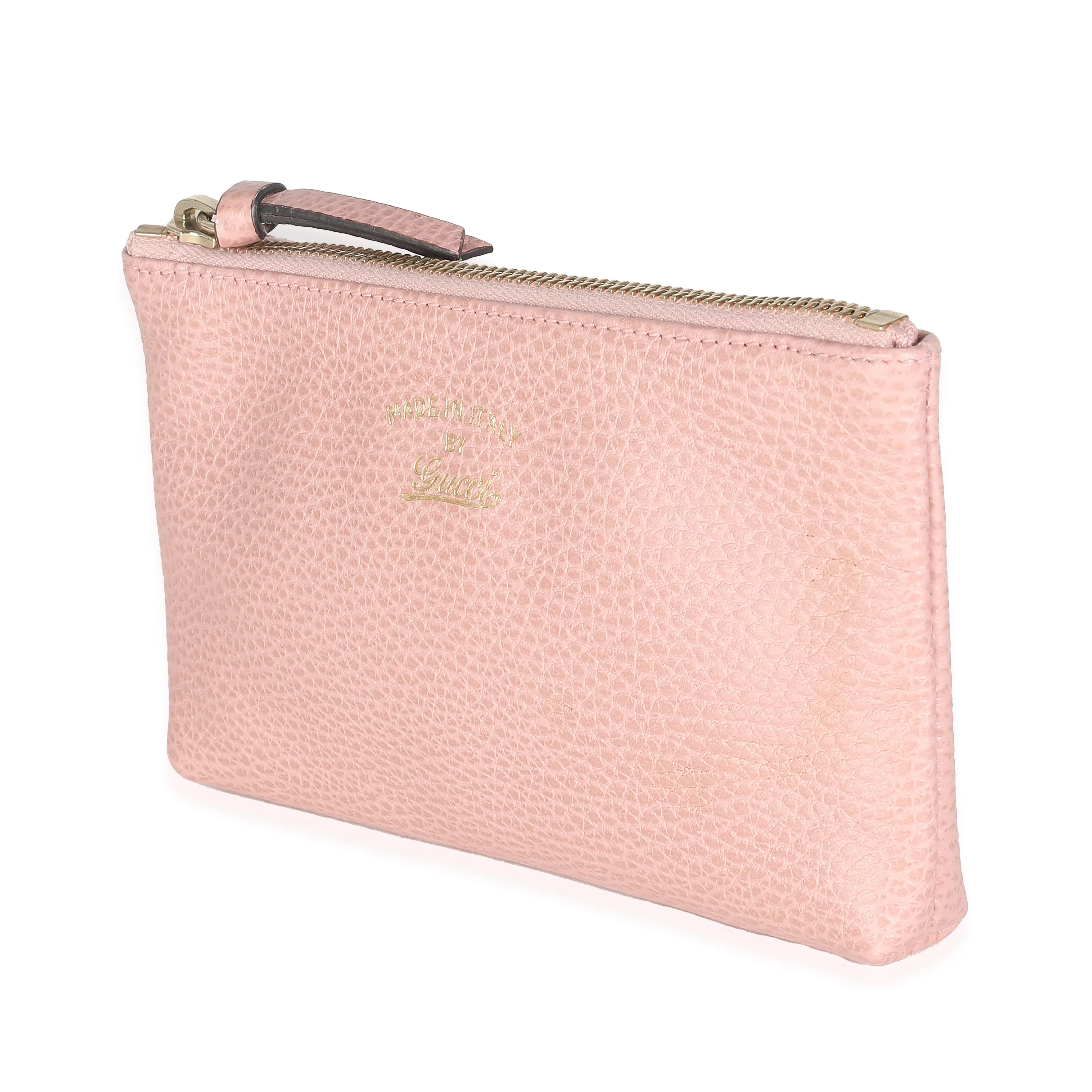 Pink Calfskin Swing Zip Pouch - Image 2