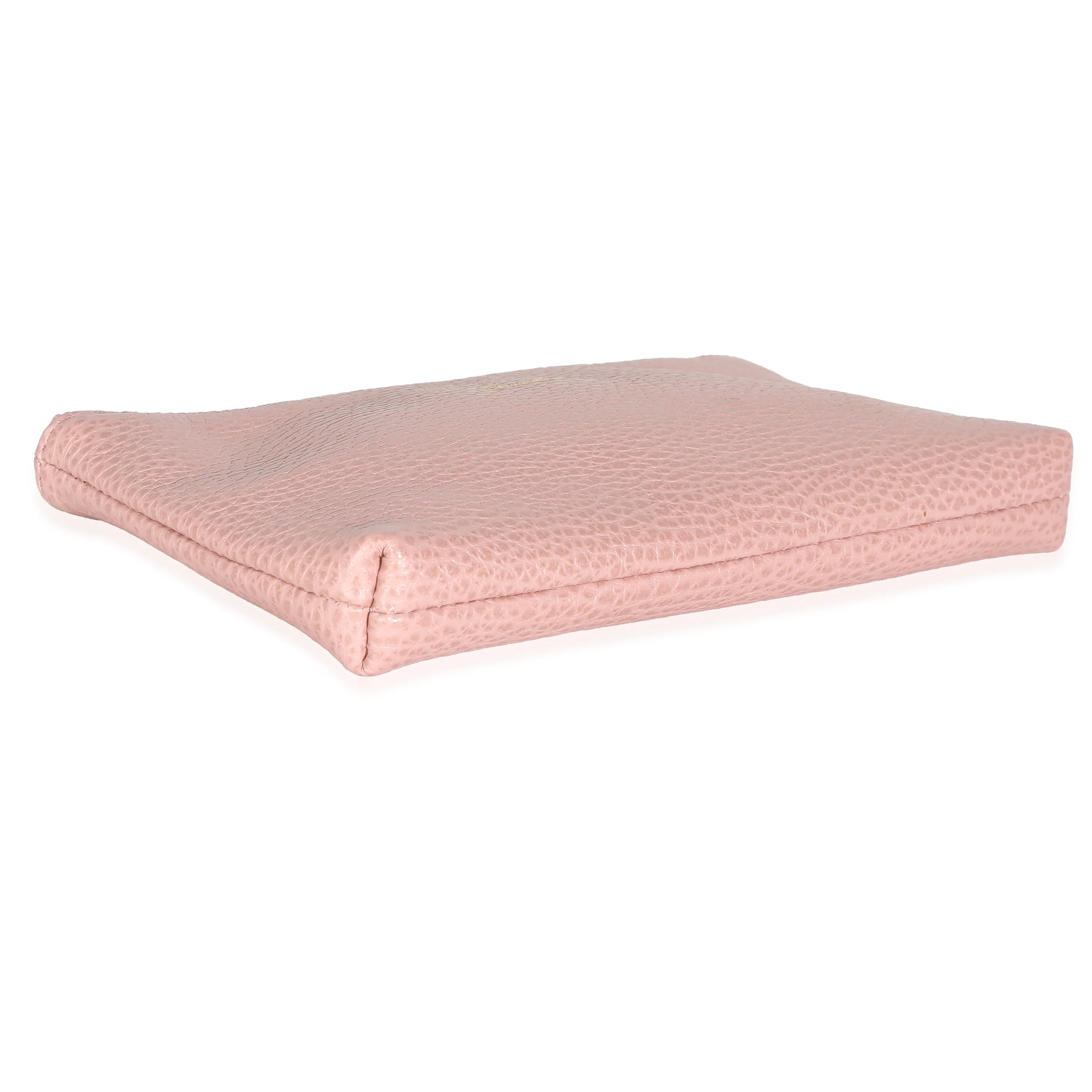 Pink Calfskin Swing Zip Pouch - Image 6