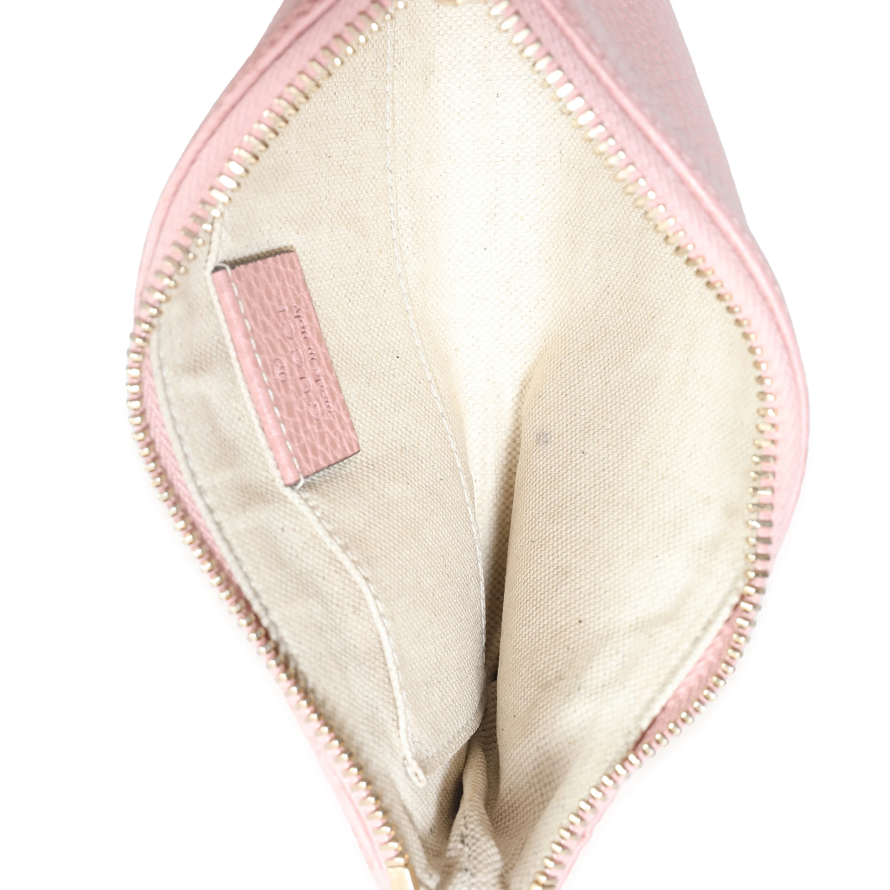 Pink Calfskin Swing Zip Pouch - Image 8