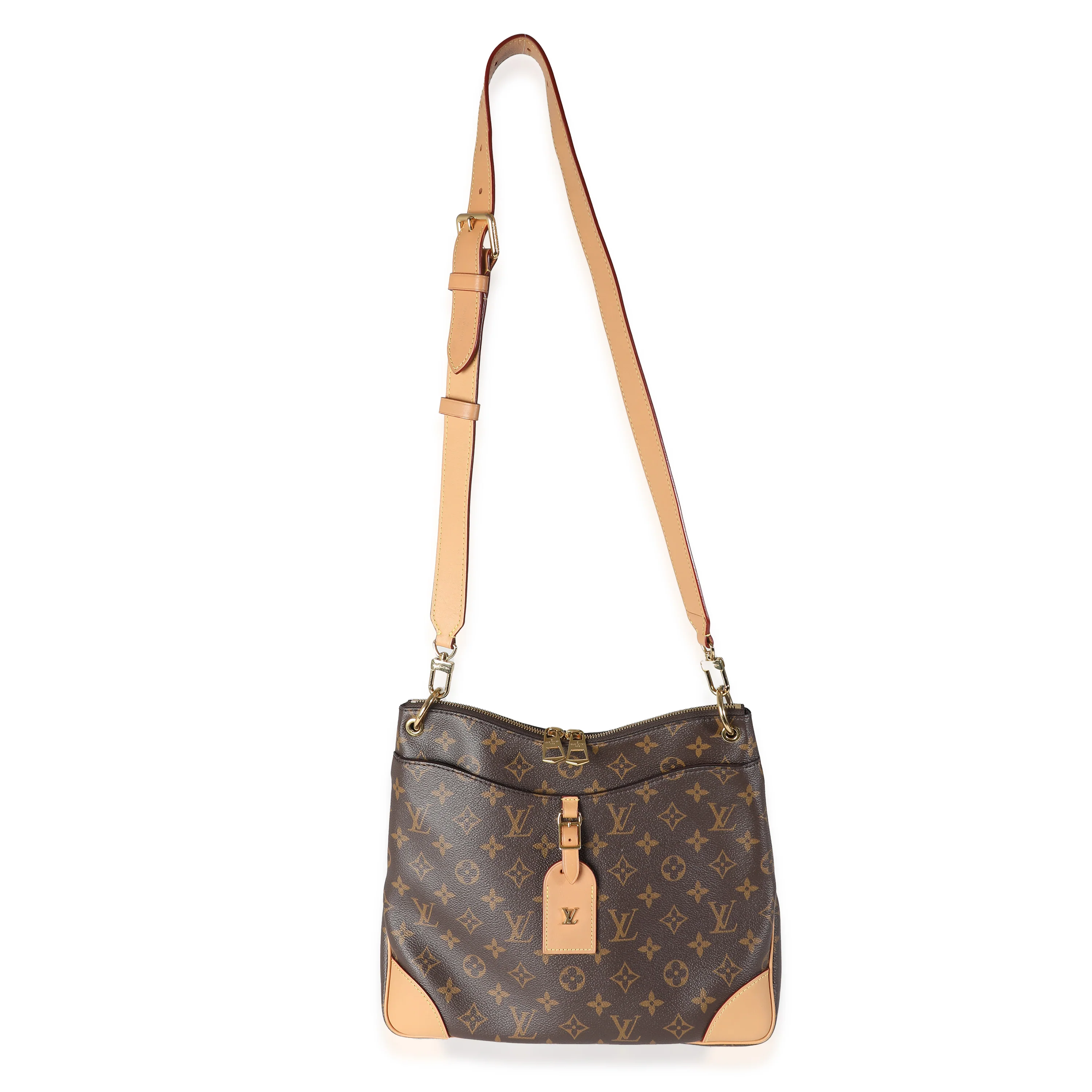 Natural Monogram Canvas Odeon MM - Image 8