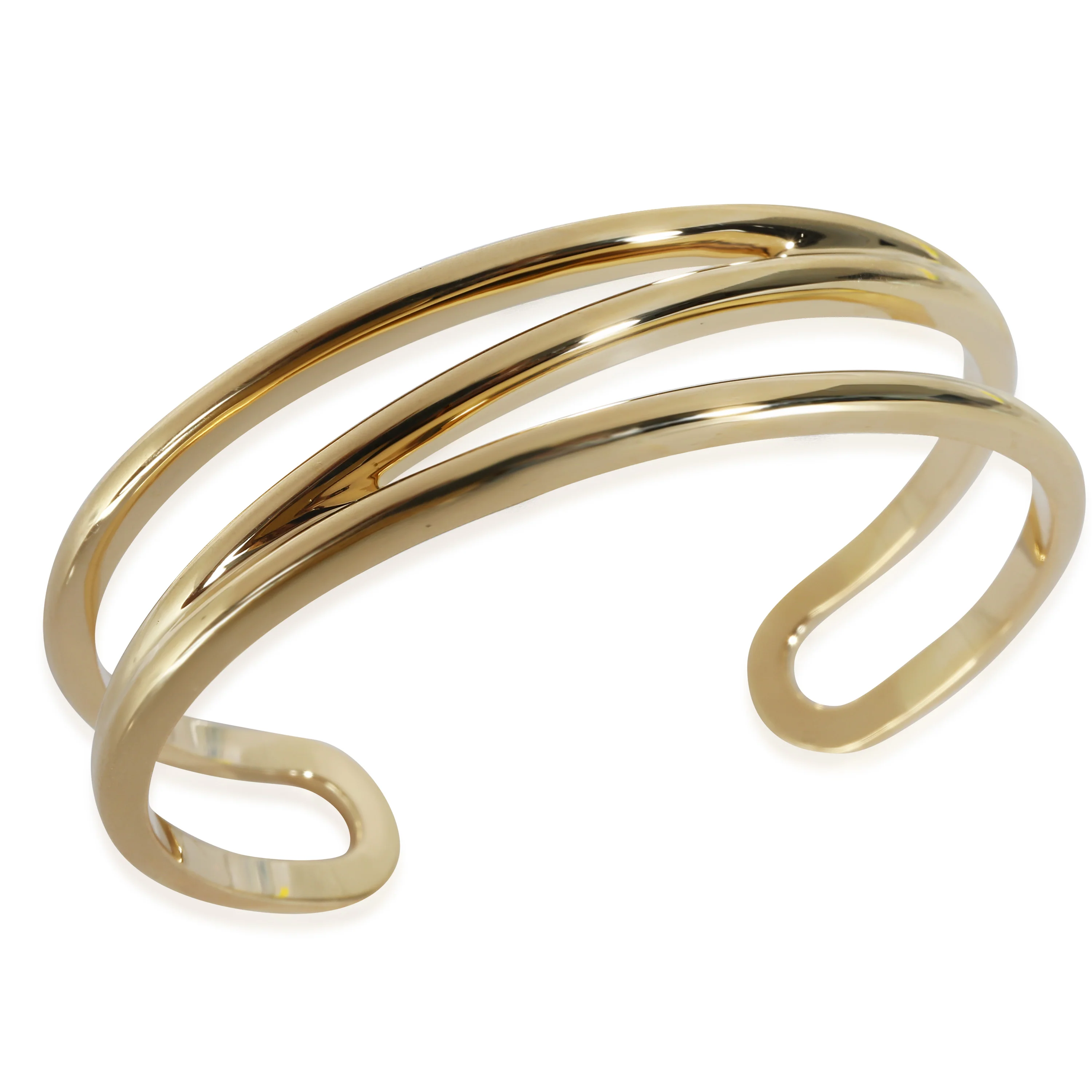 ZigZag Cuff Bracelet in 18KT Yellow Gold - Image 5