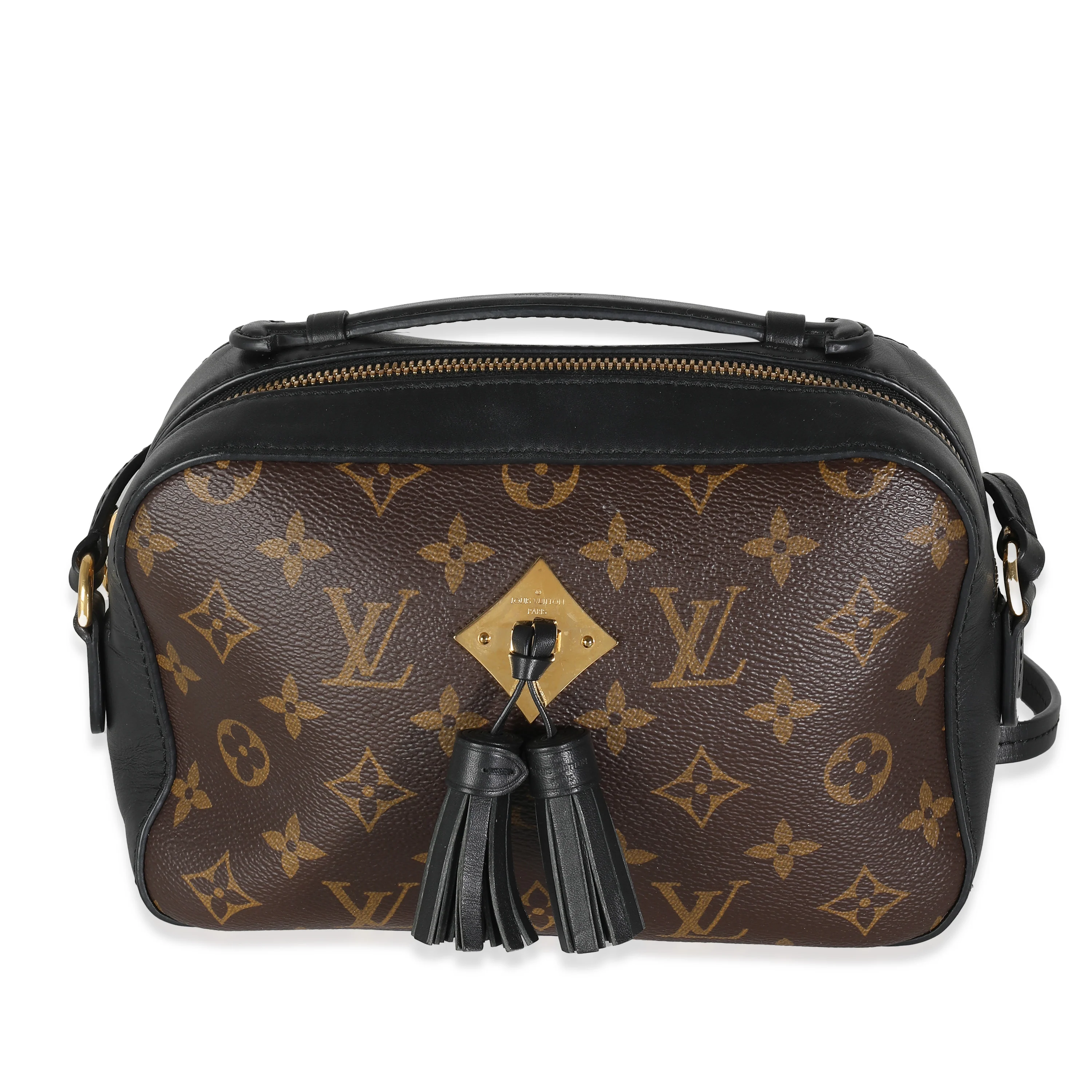 Black Monogram Canvas Saintonge