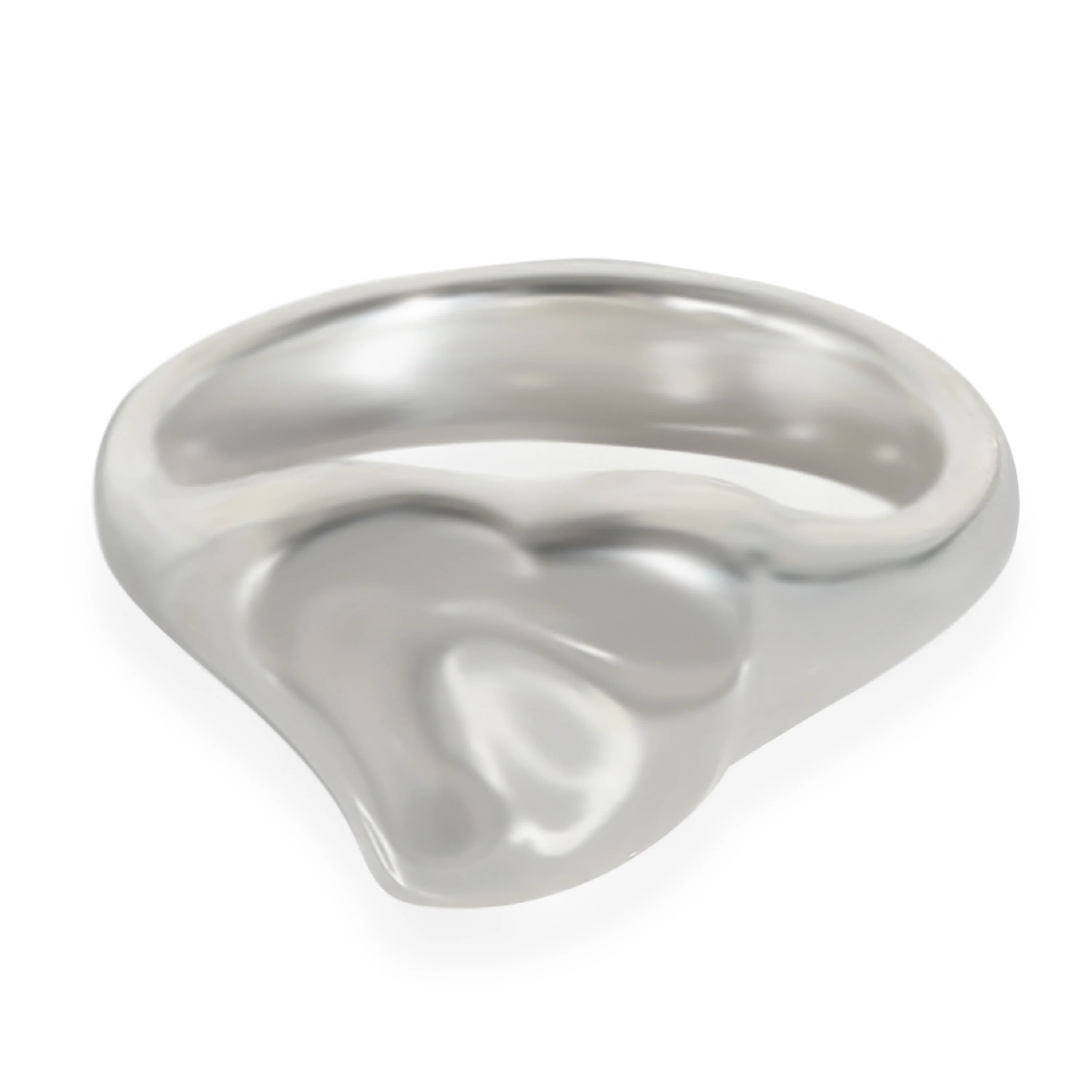 Elsa Peretti Heart Ring in  Sterling Silver