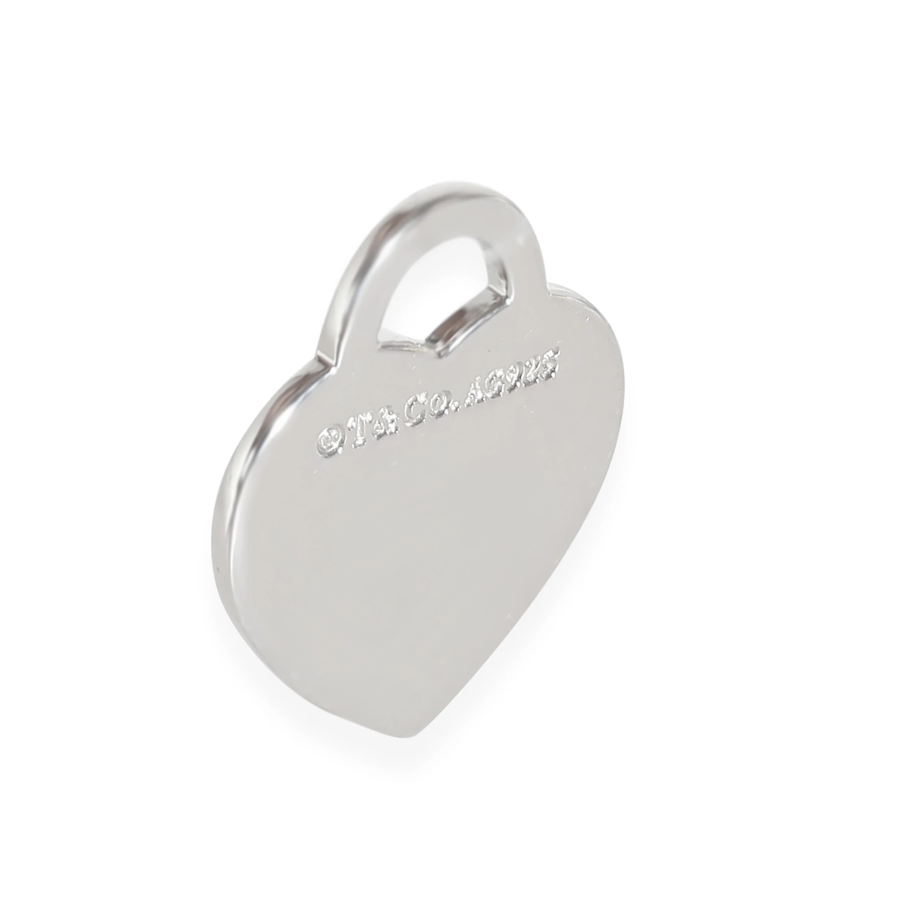Small Heart Charm in  Sterling Silver - Image 2