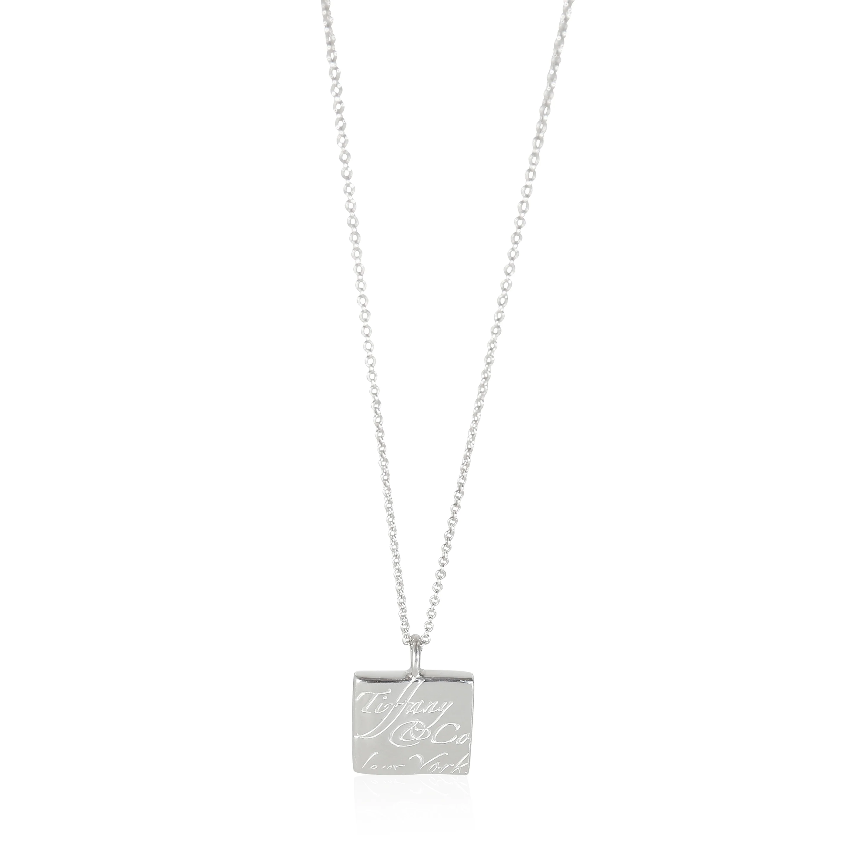 Notes Fashion Pendant in Sterling Silver