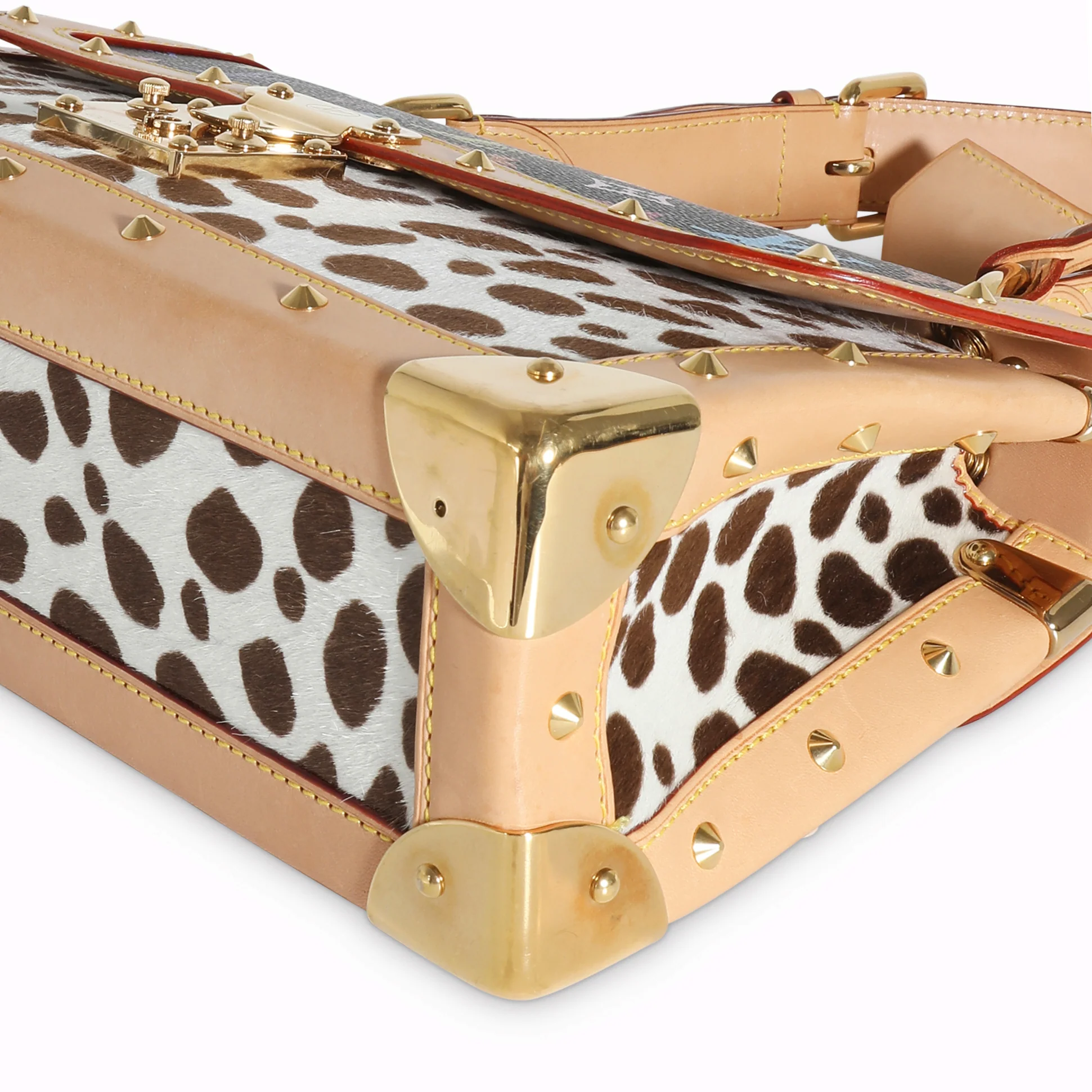 Black Multicolor Monogram Canvas Dalmatian Sac Rabat - Image 7