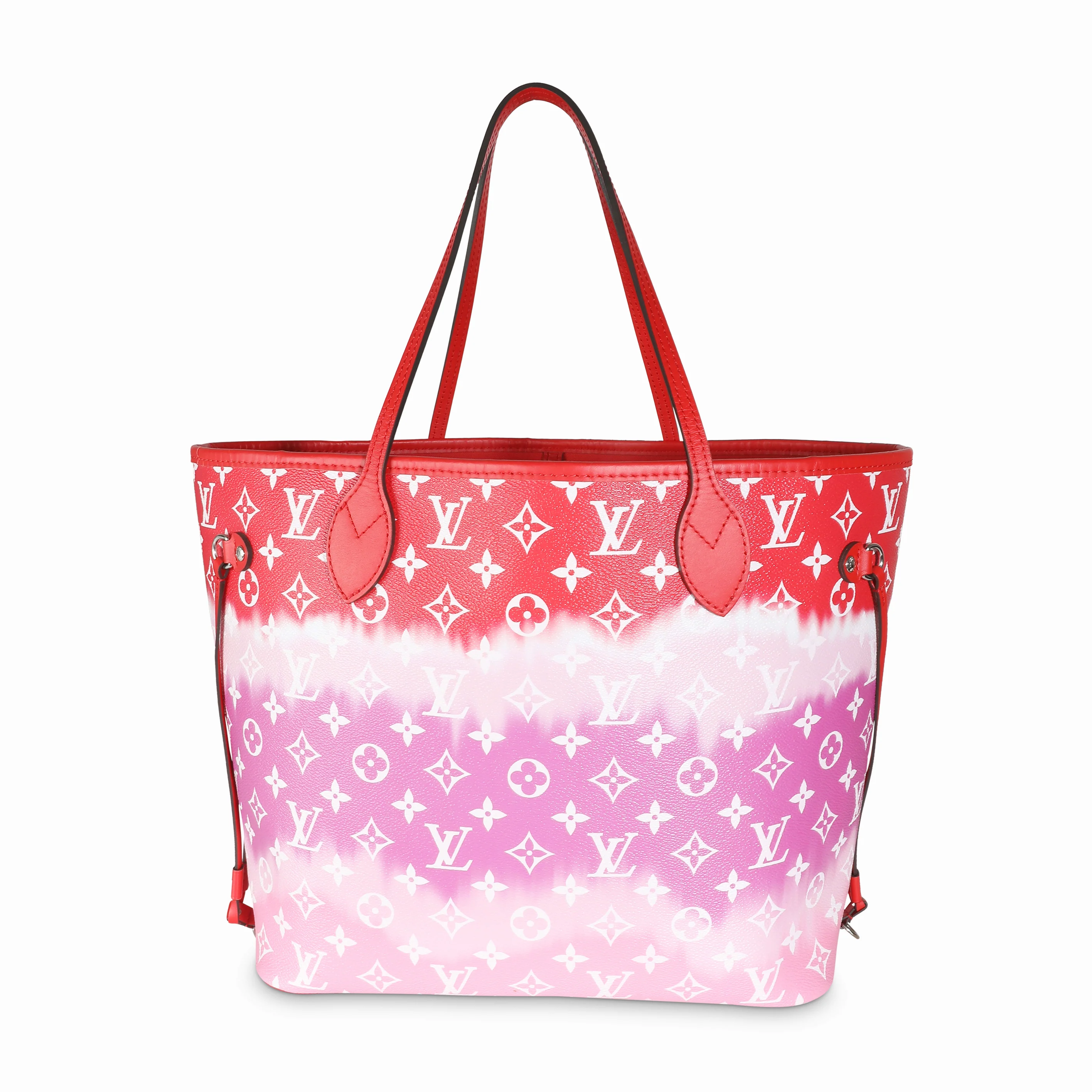 Rouge Giant Monogram Canvas Escale Neverfull MM - Image 4