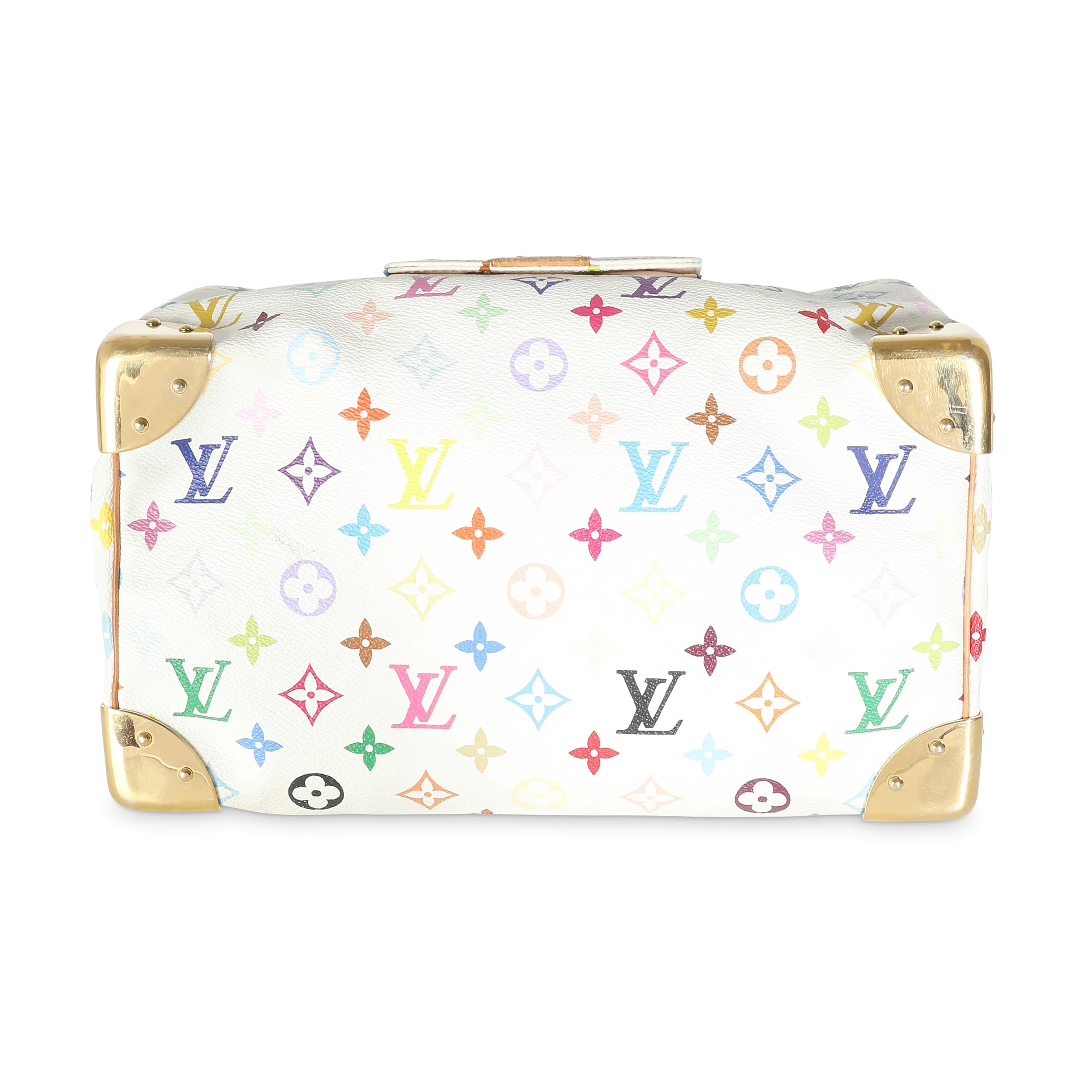 White Multicolor Canvas Speedy 30 - Image 5