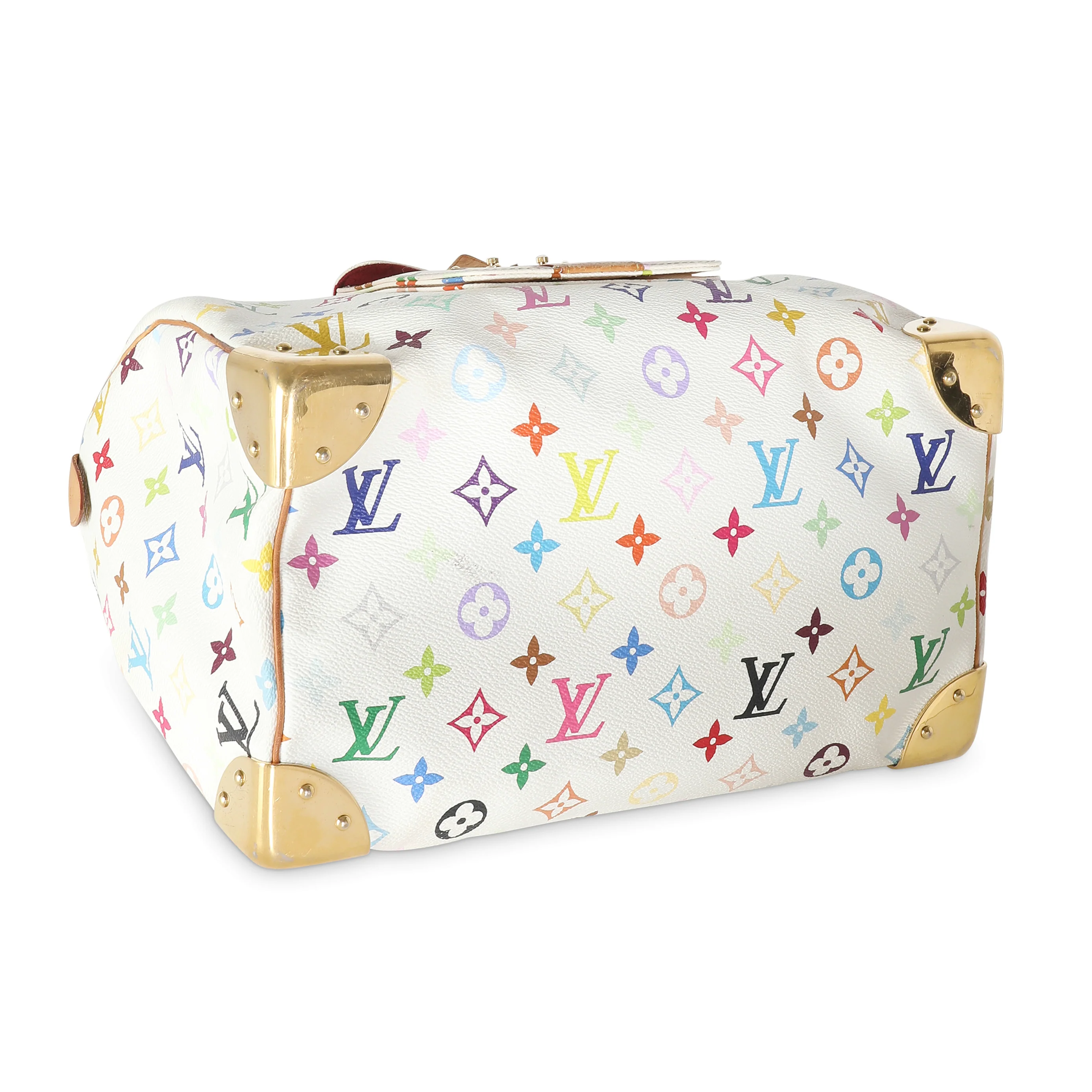 White Multicolor Canvas Speedy 30 - Image 6