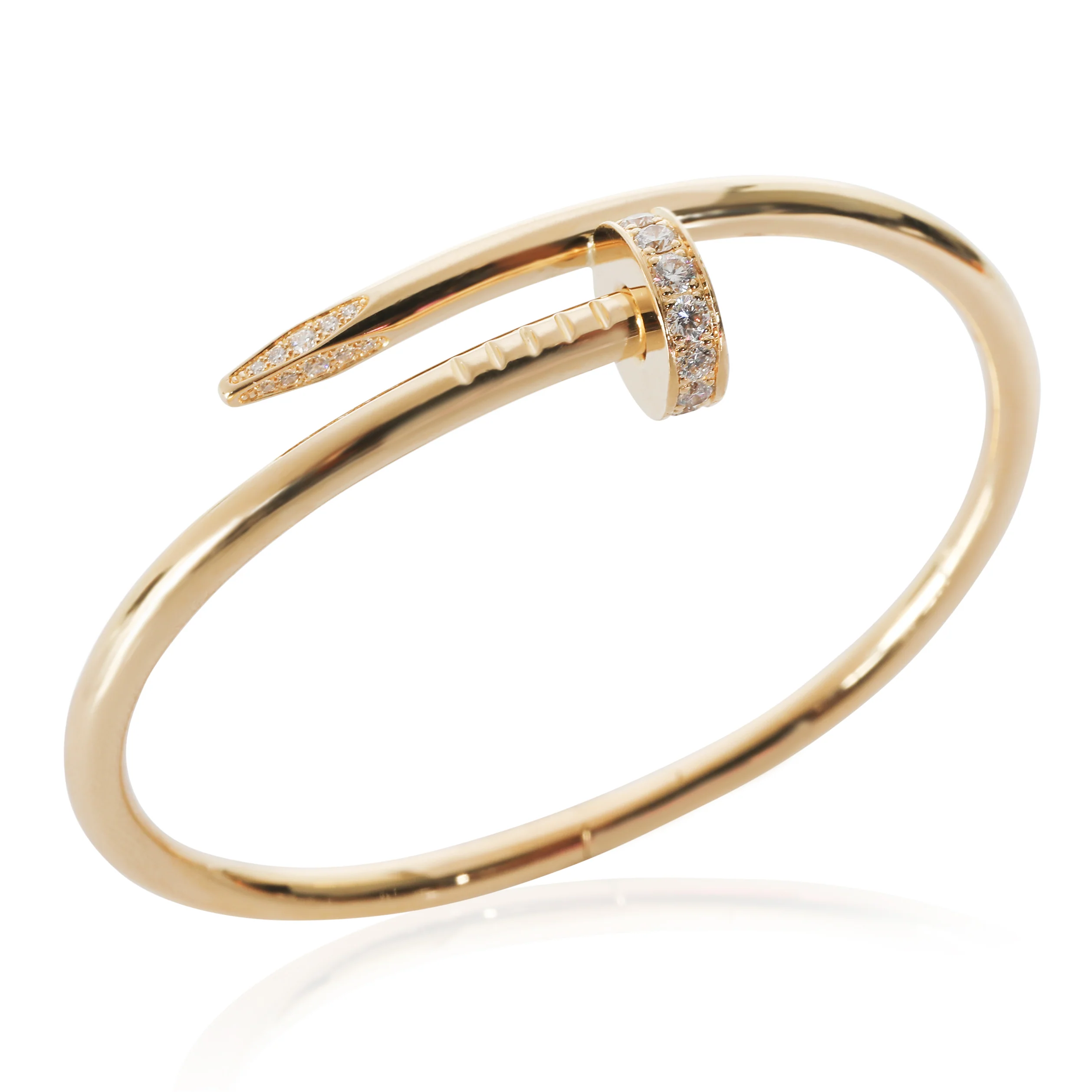 Juste Un Clou Bracelet (Yellow Gold, Diamonds) - Image 4